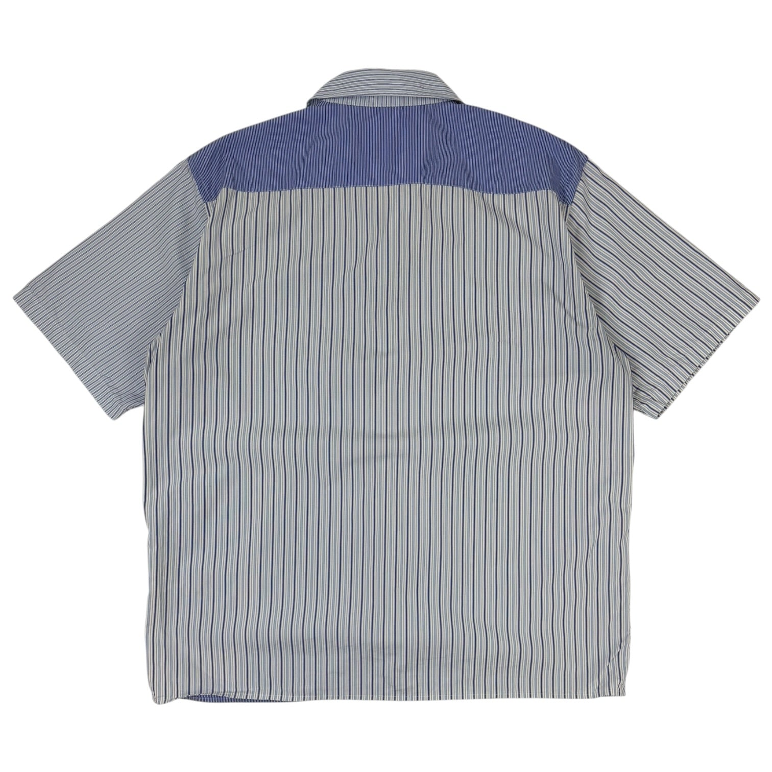 Norse Projects Carsten Poplin Button Up Shirt White/Blue