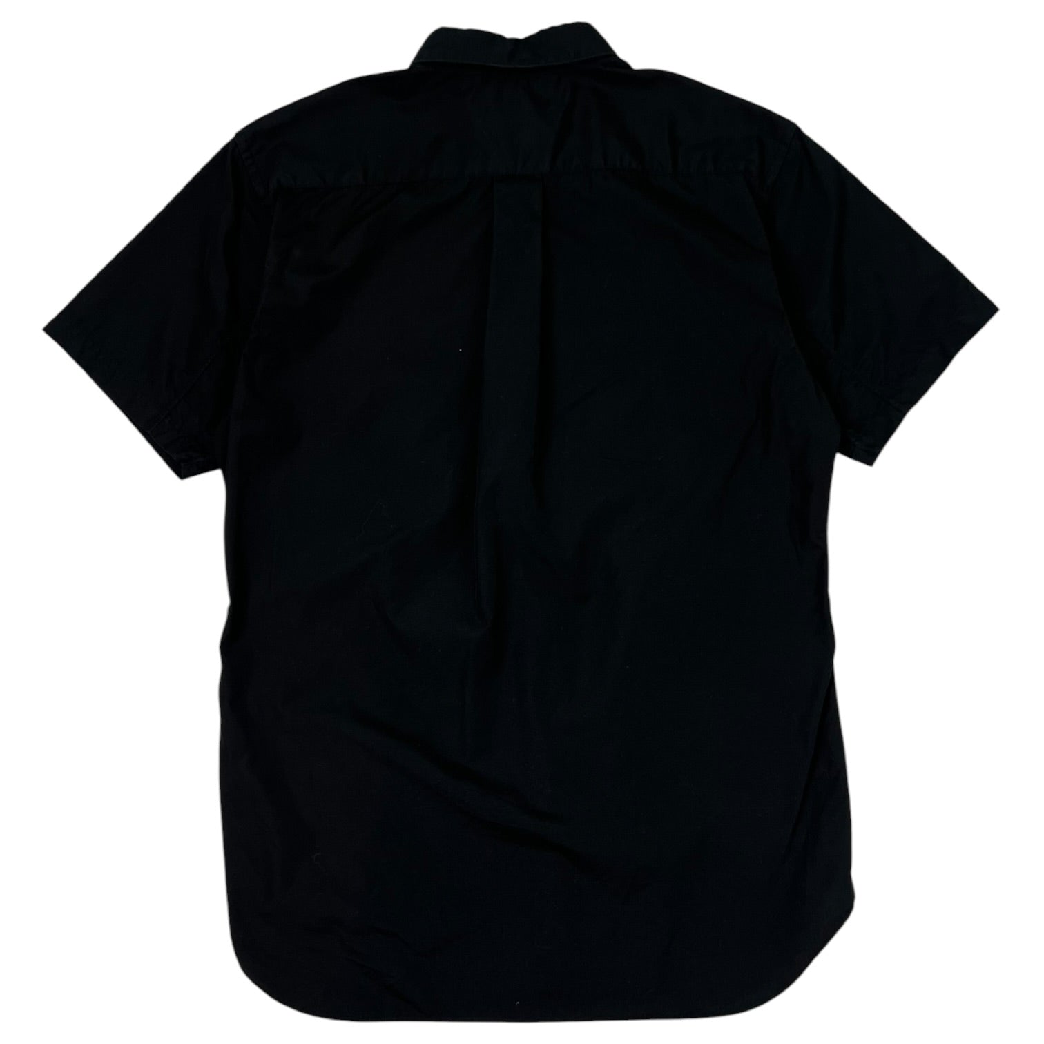 CDG Short Sleeve Button Up Shirt Black