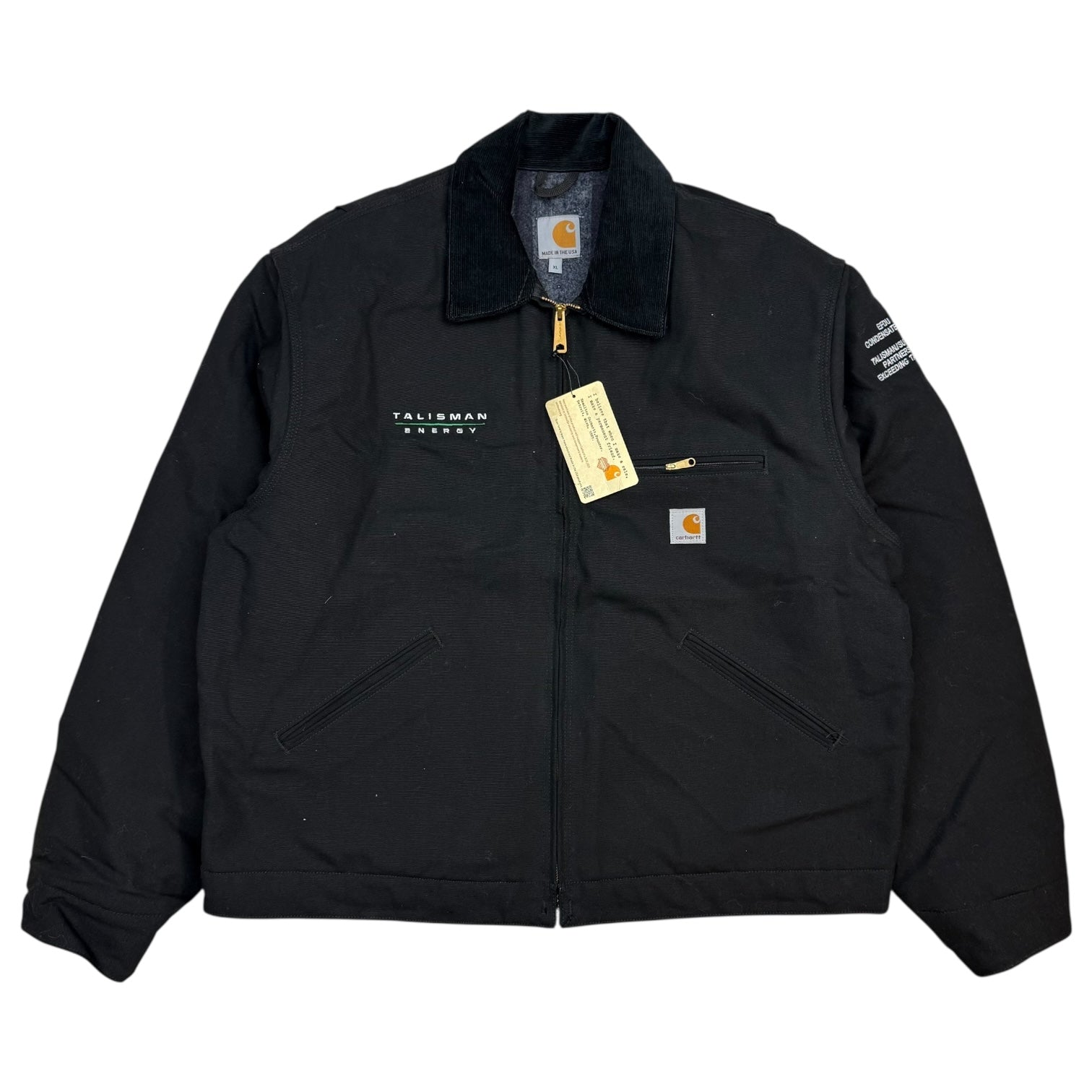 Vintage Carhartt Detroit Blanket Lined Jacket Black