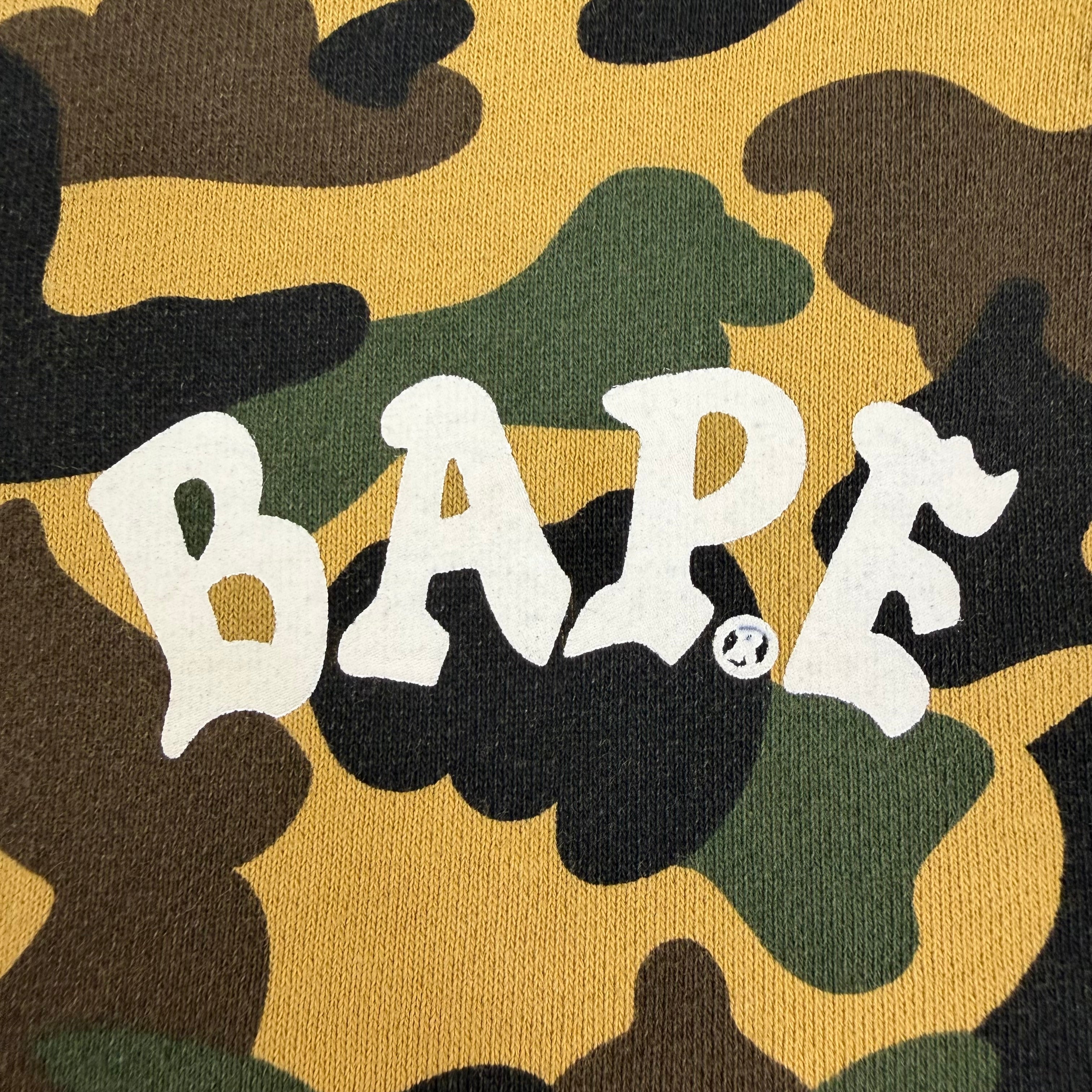Bape 1st Colorblock Crewneck Camo