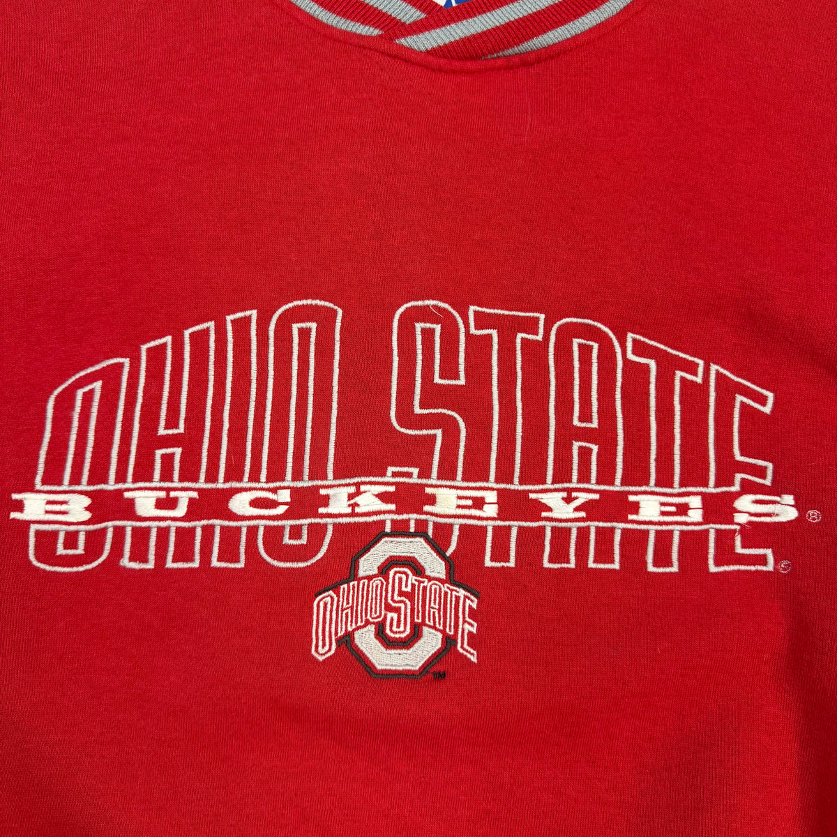 Vintage Ohio State Buckeyes Starter Crewneck Red