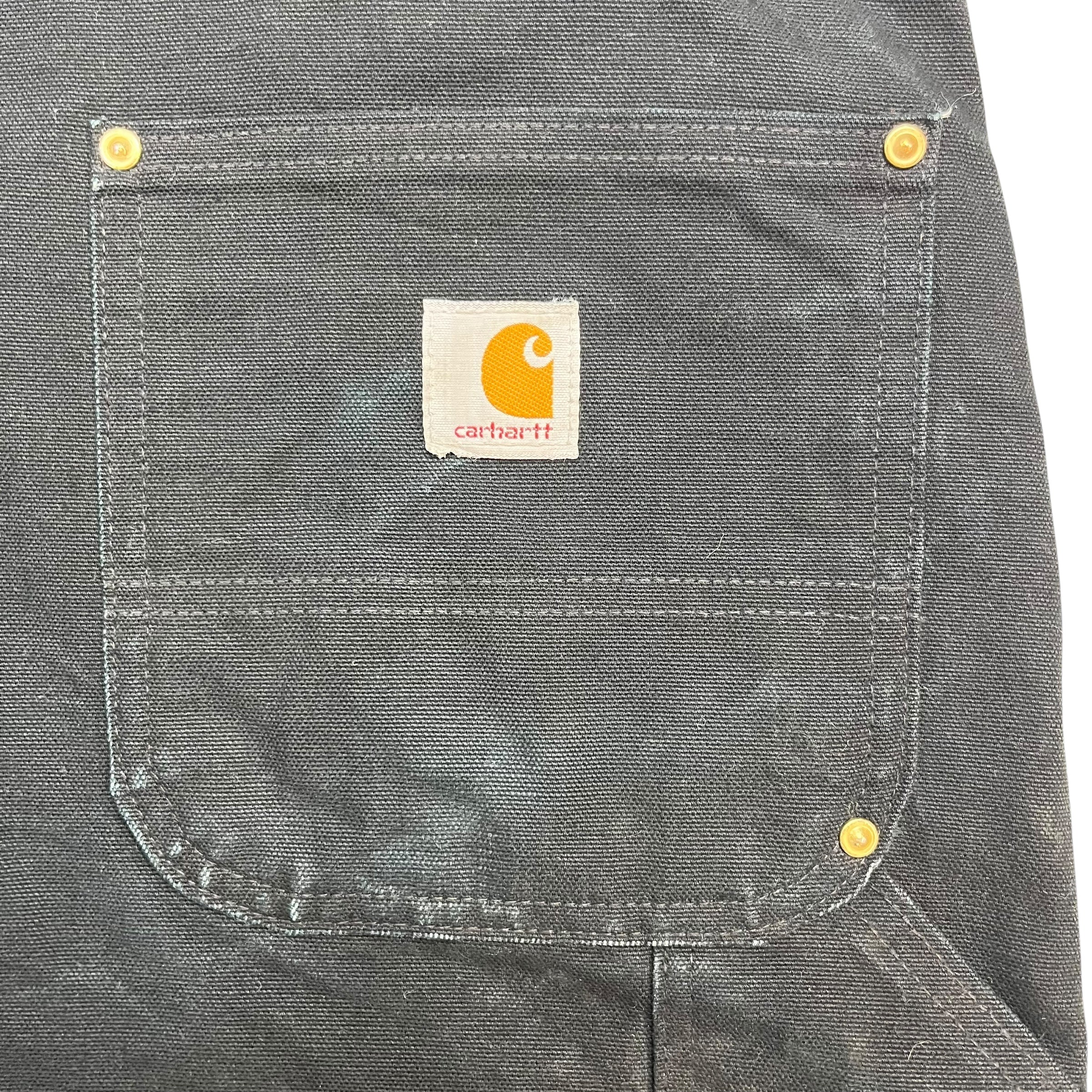 Vintage Carhartt Double Knee Denim Pants Black