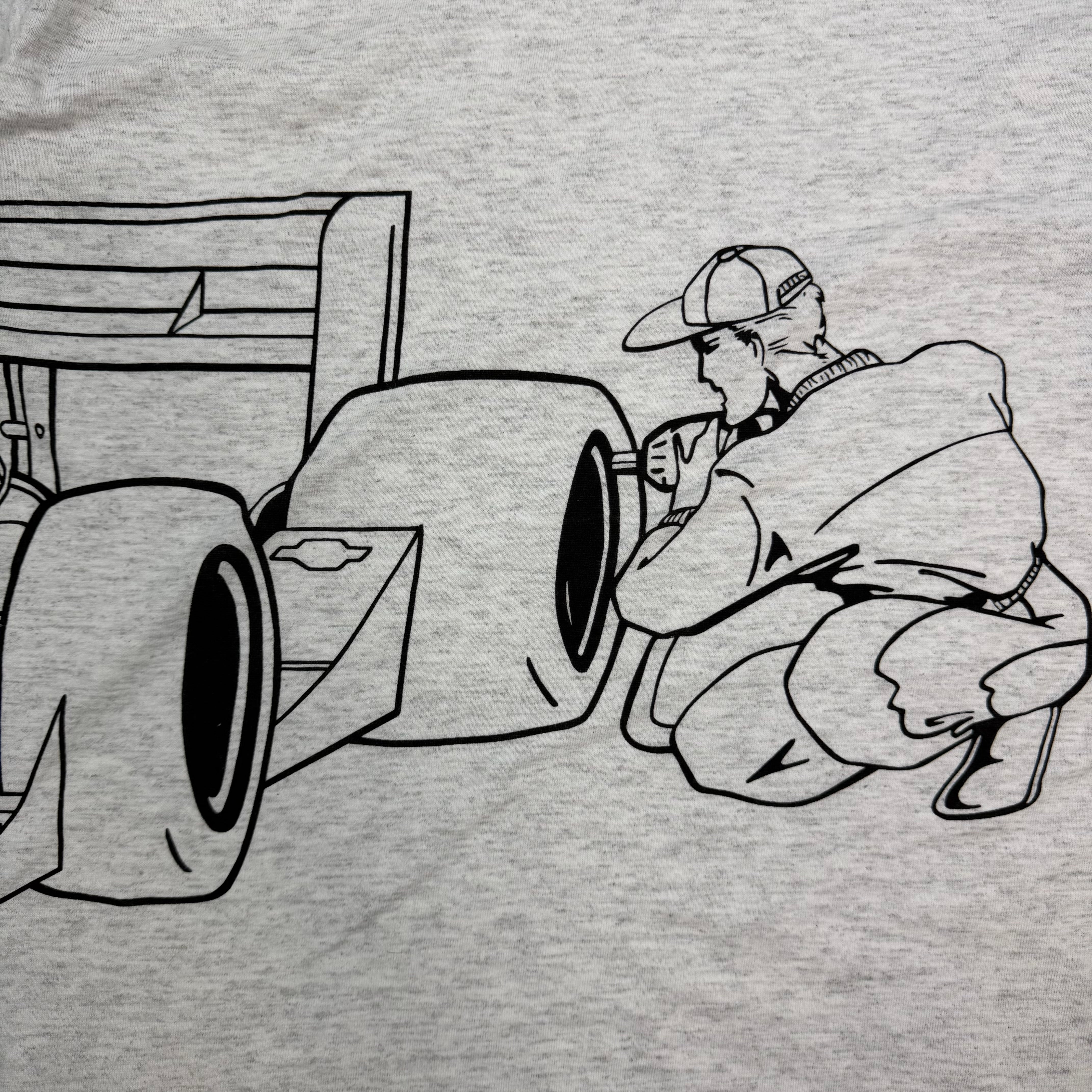 Vintage GT500 Racing Sketch Tee Grey