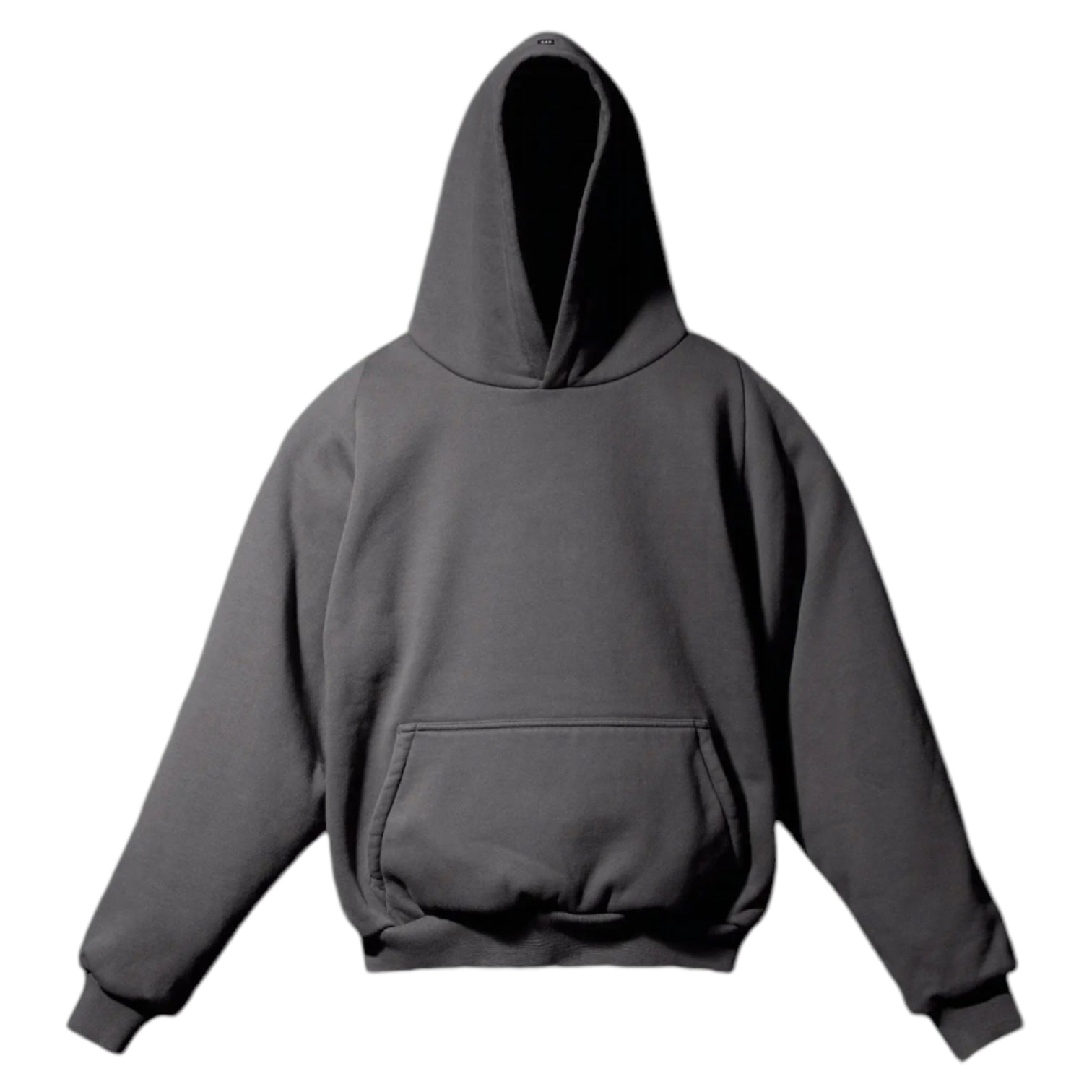 Yeezy Gap Logo Shrunken Hoodie Dark Grey