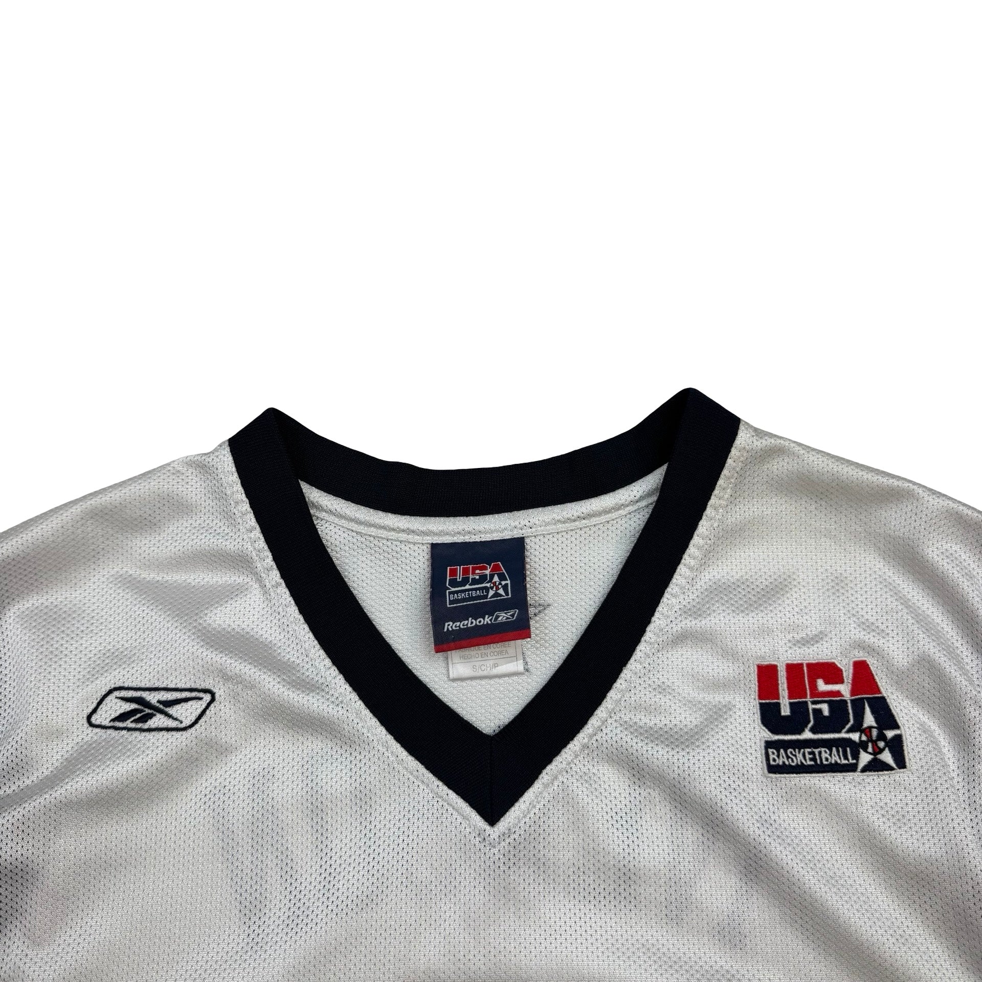 Vintage Allen Iverson Reebok Team USA Jersey White