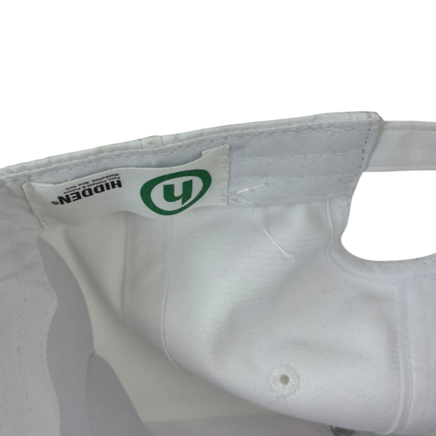 Hidden NY StrapBack Hat White