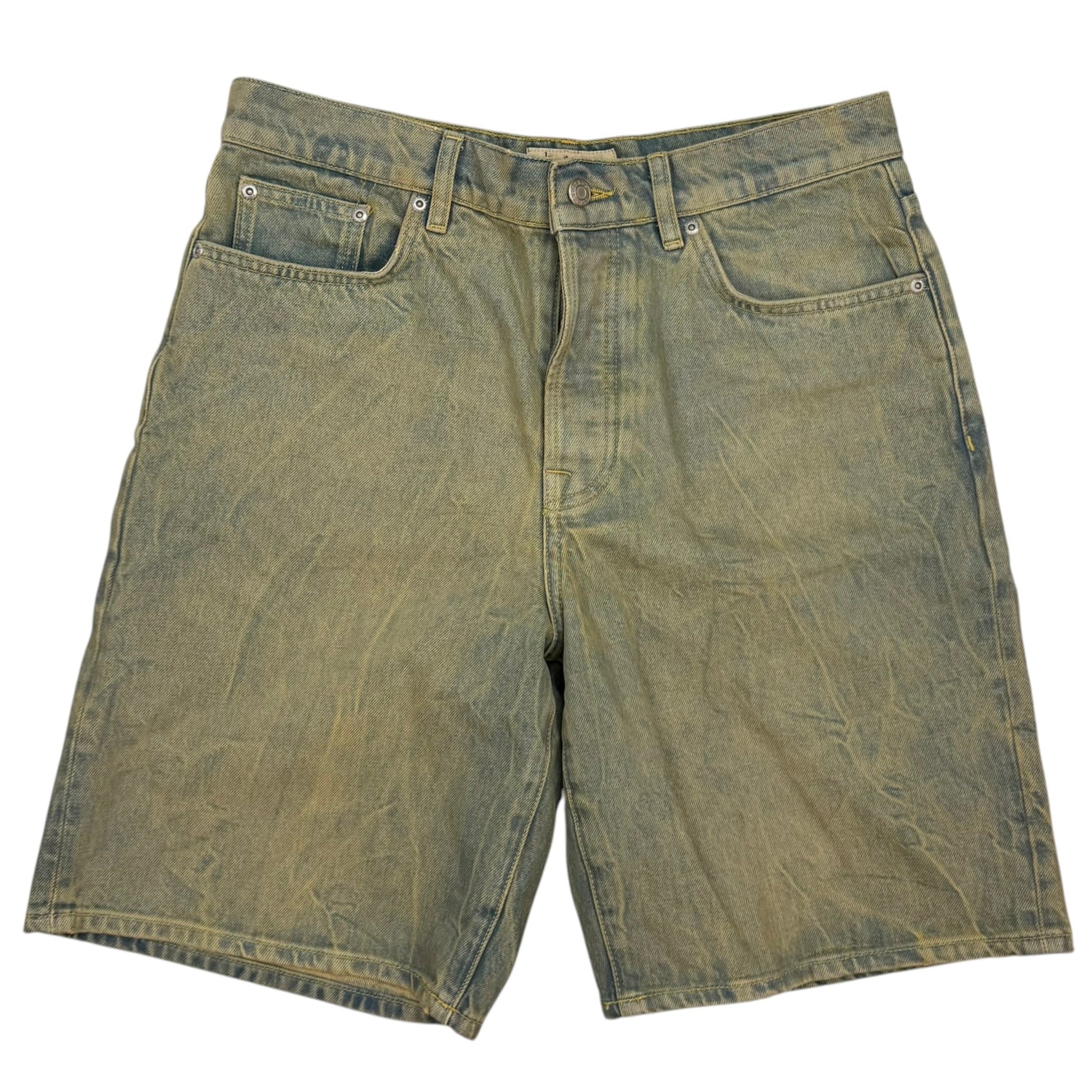 Stussy Big Ol’ Sandwash Denim Shorts Blue