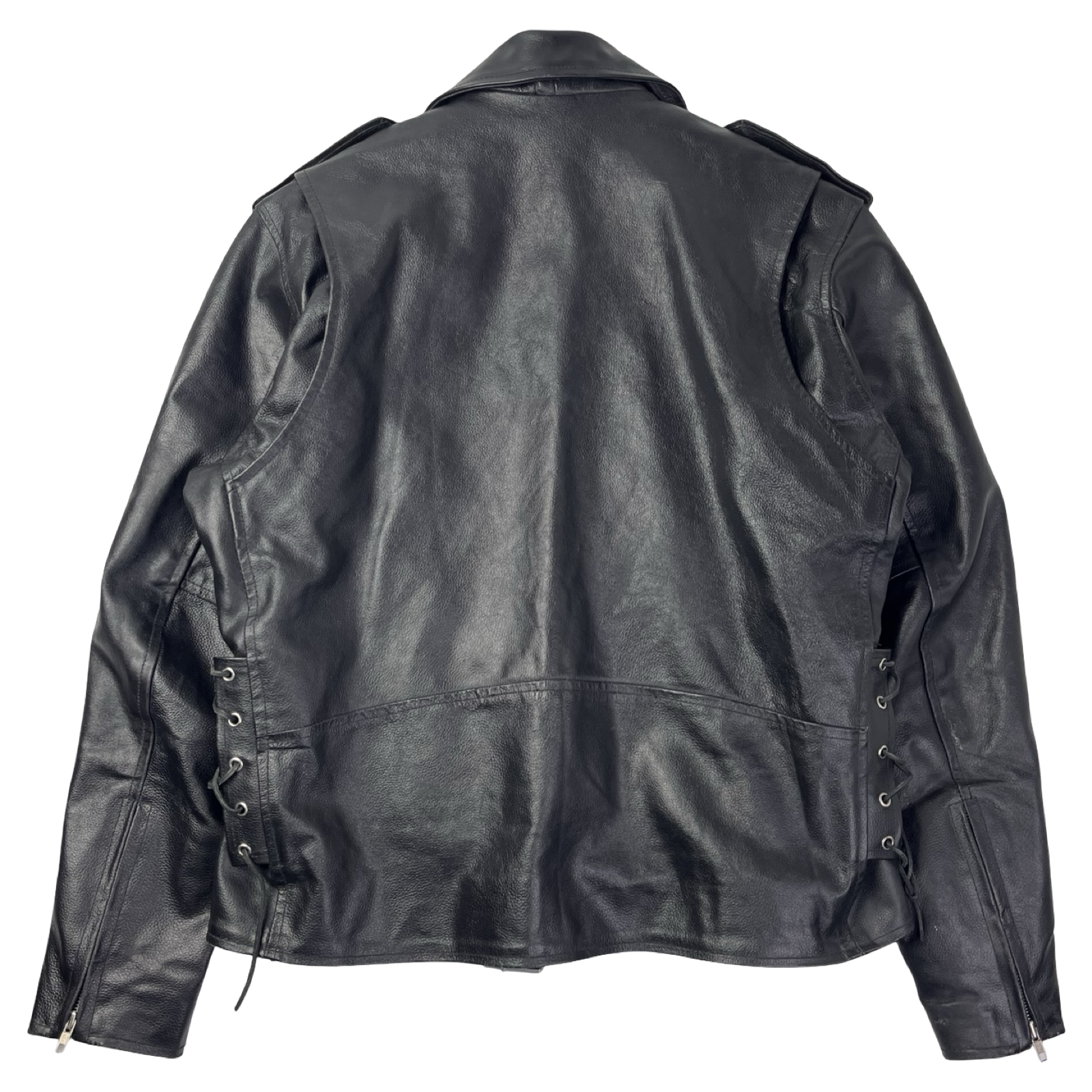 Vintage IK Double Rider Motorcycle Leather Jacket
