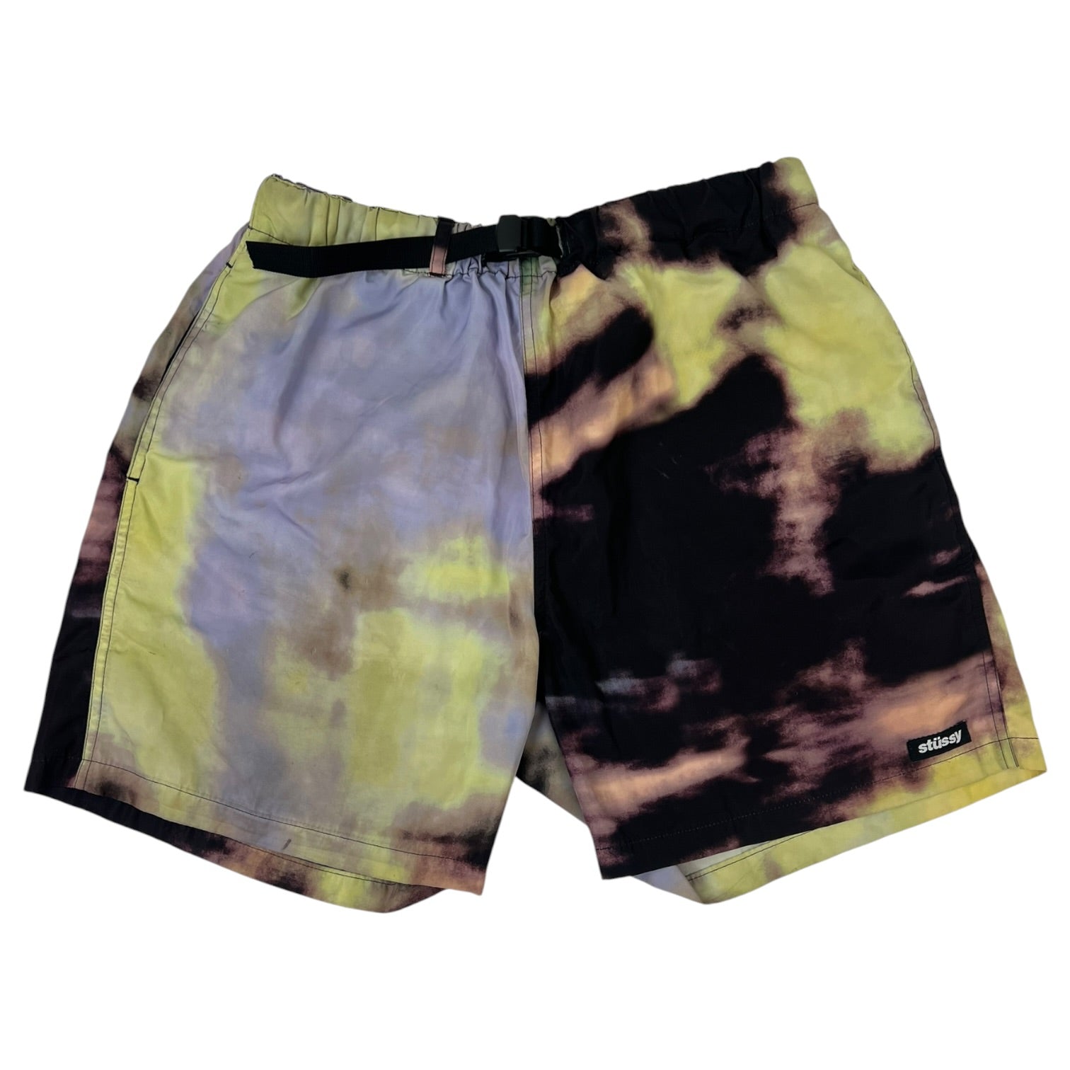 Stussy Leary Mountain Shorts Black Tie-Dye