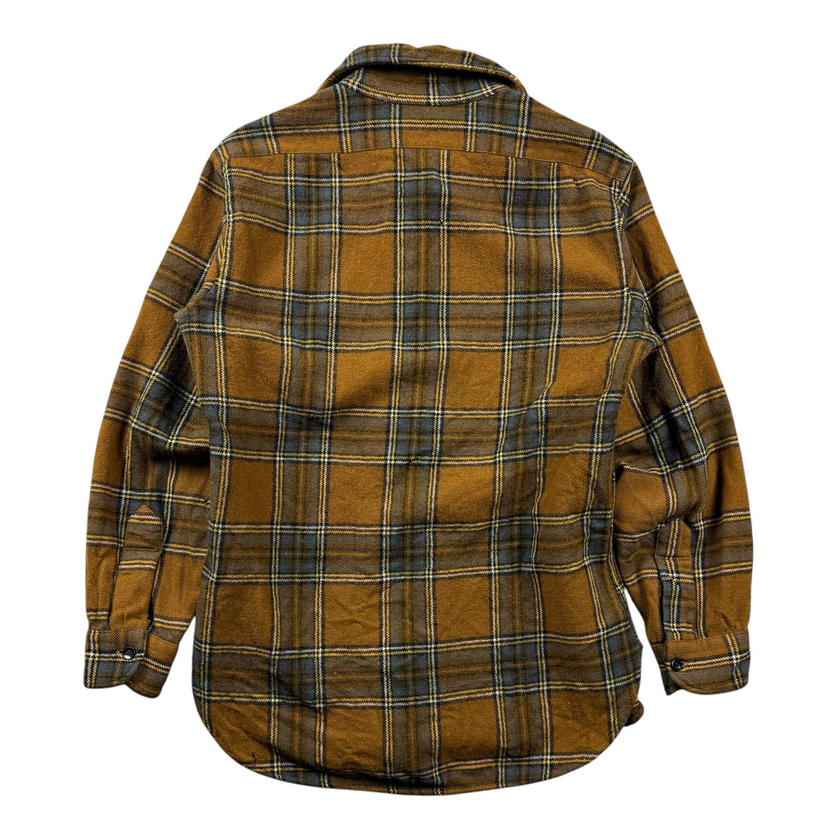 Vintage Pendleton Wool Button Up Flannel Brown