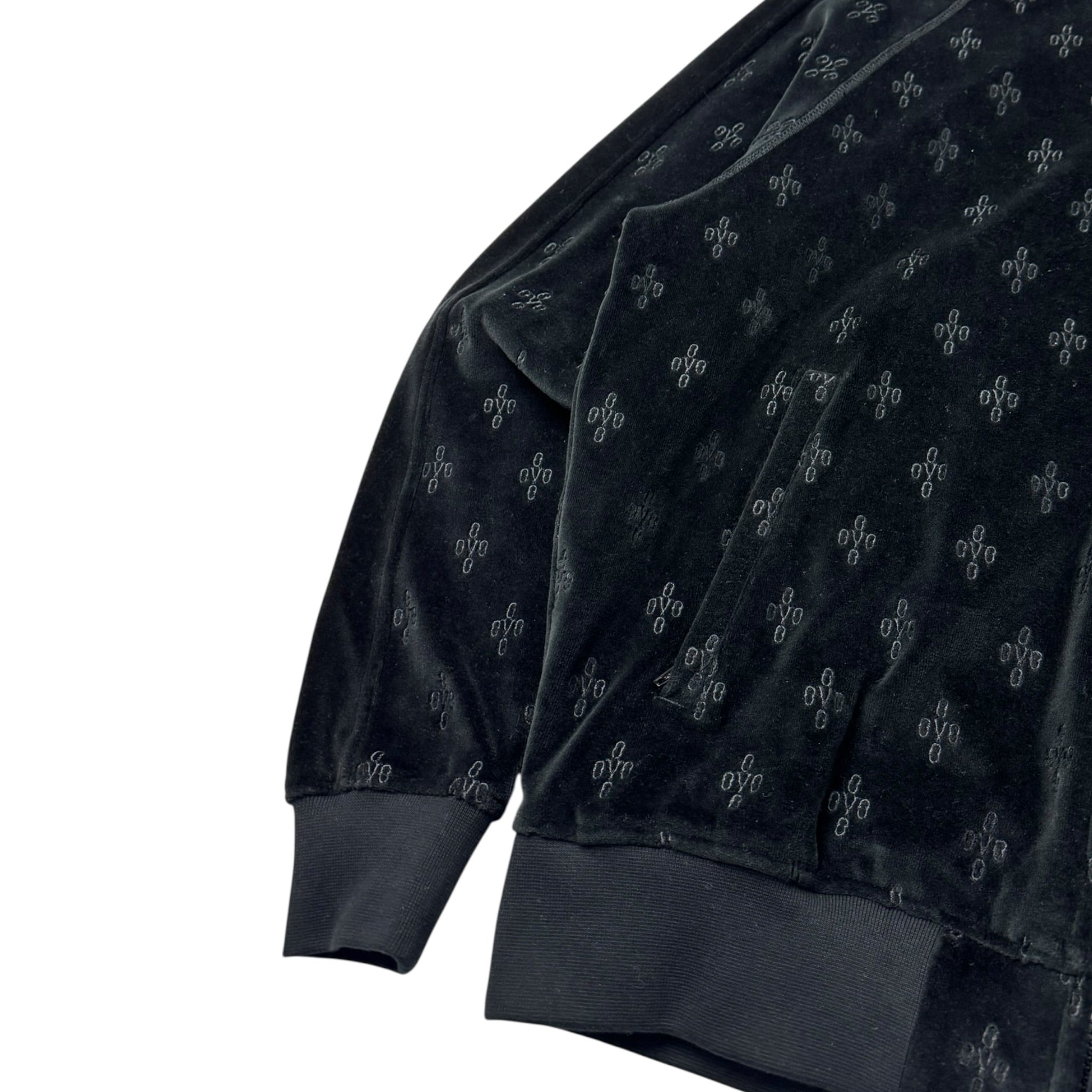 OVO Pom Pom Velour Track Jacket Black