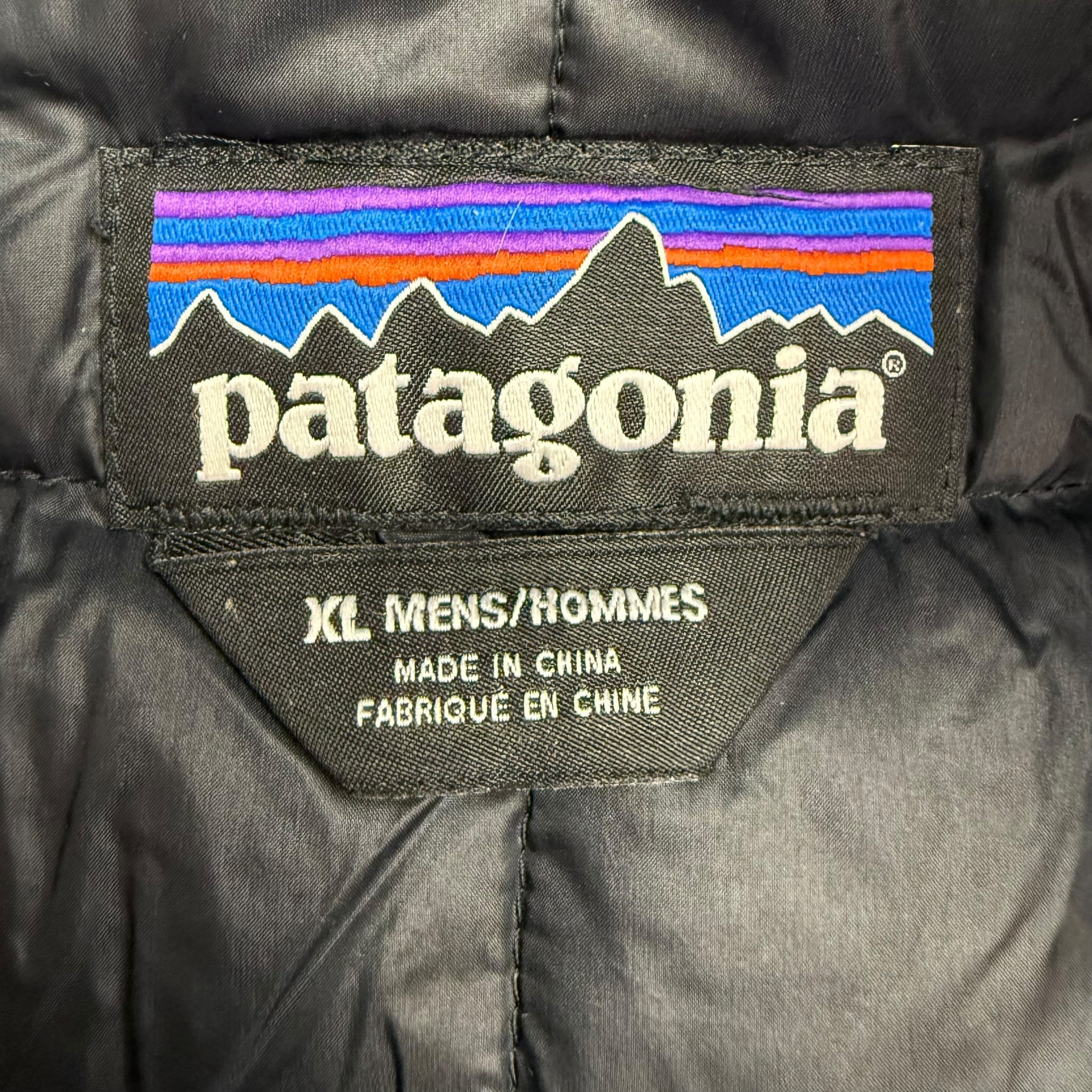 Vintage Patagonia Topley Down Jacket Black