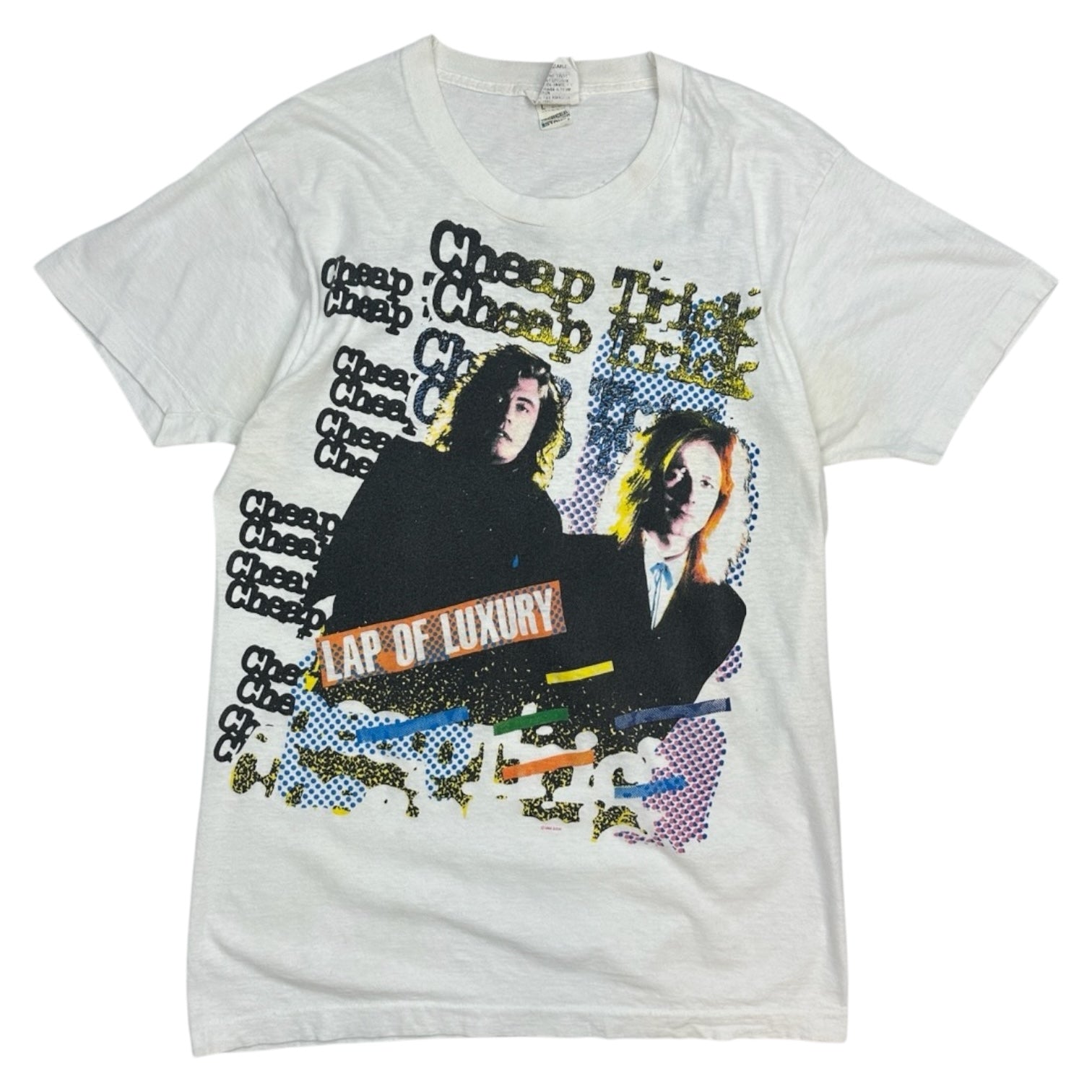 Vintage Cheap Trick Lap Of Luxury Tour T-Shirt White