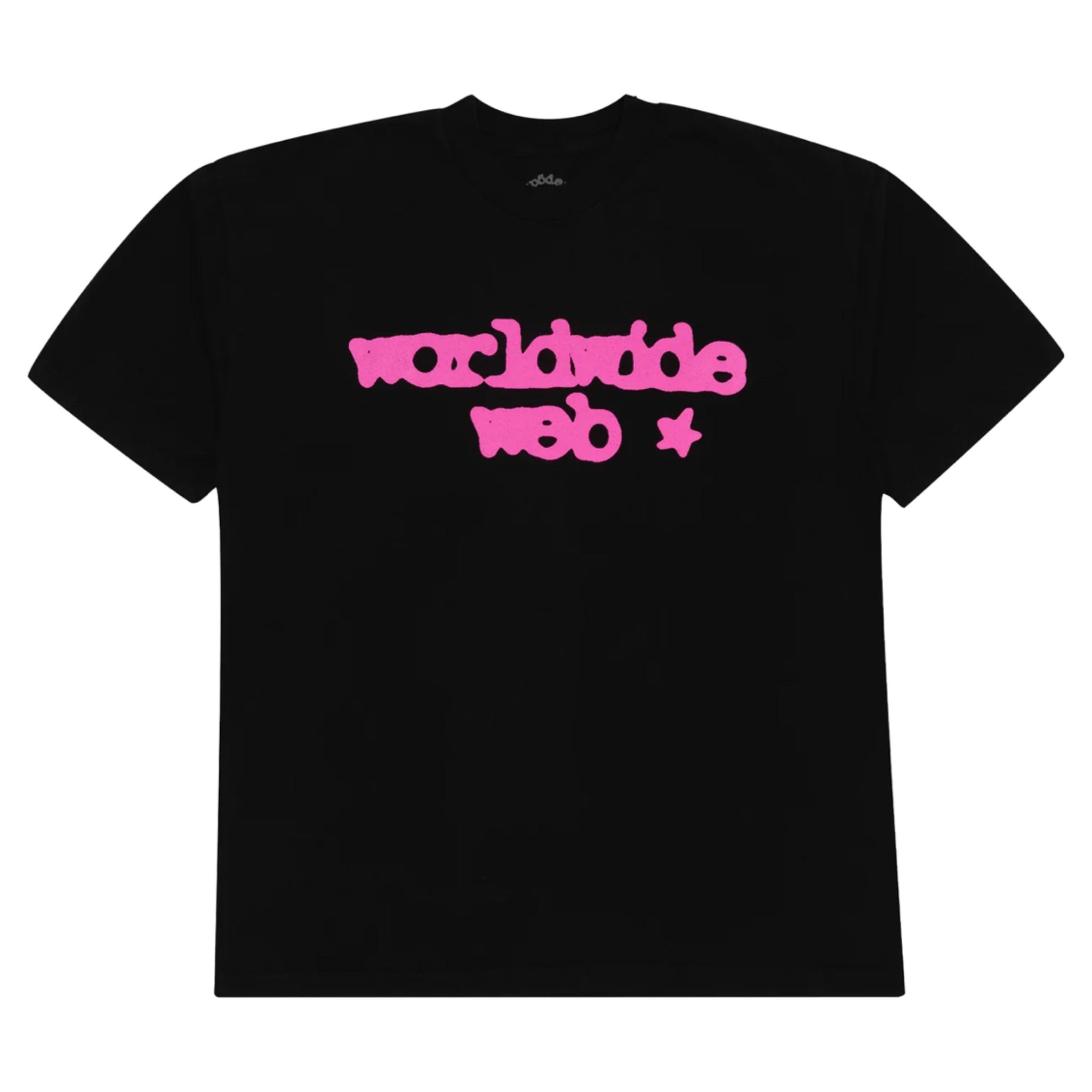Sp5der Worldwide Web Shirt - Black/Pink Graphic Shirt