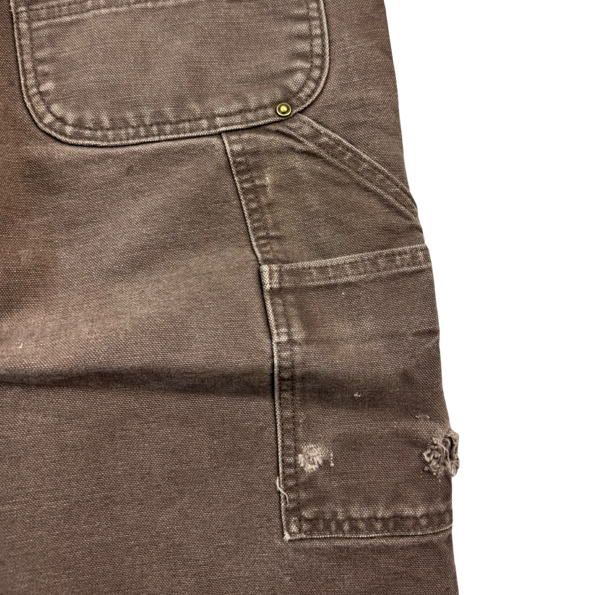 Vintage Carhartt Double Knee Bottoms Faded Chocolate
