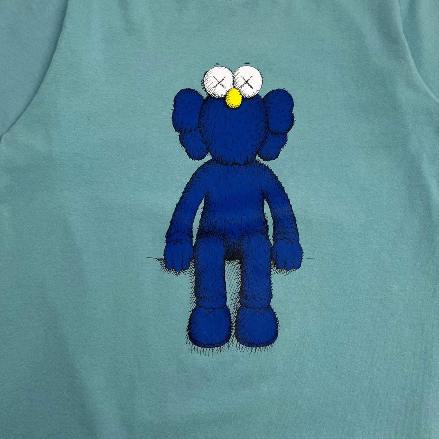 Kaws Uniqlo Blue Guy Tee