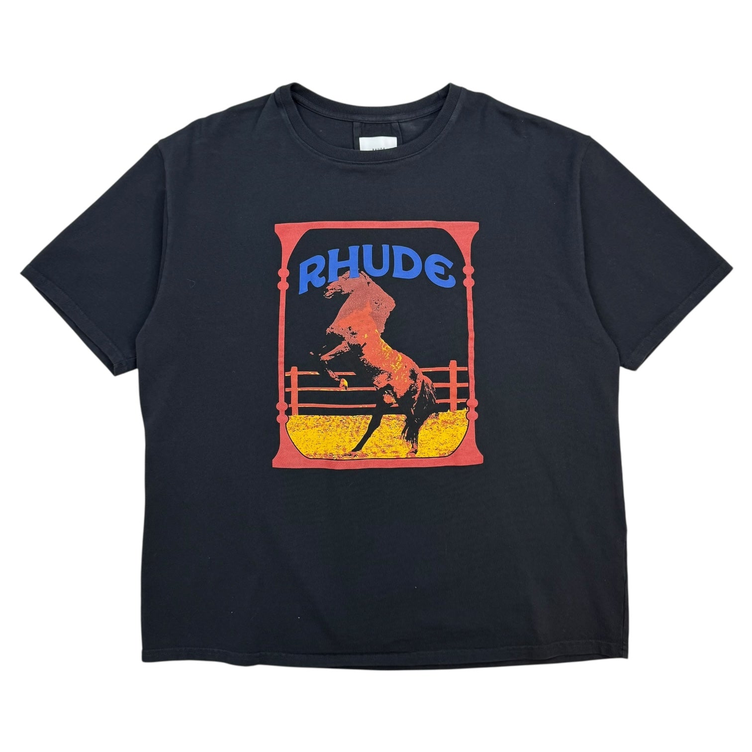Rhude Cadre Tee Vintage Black