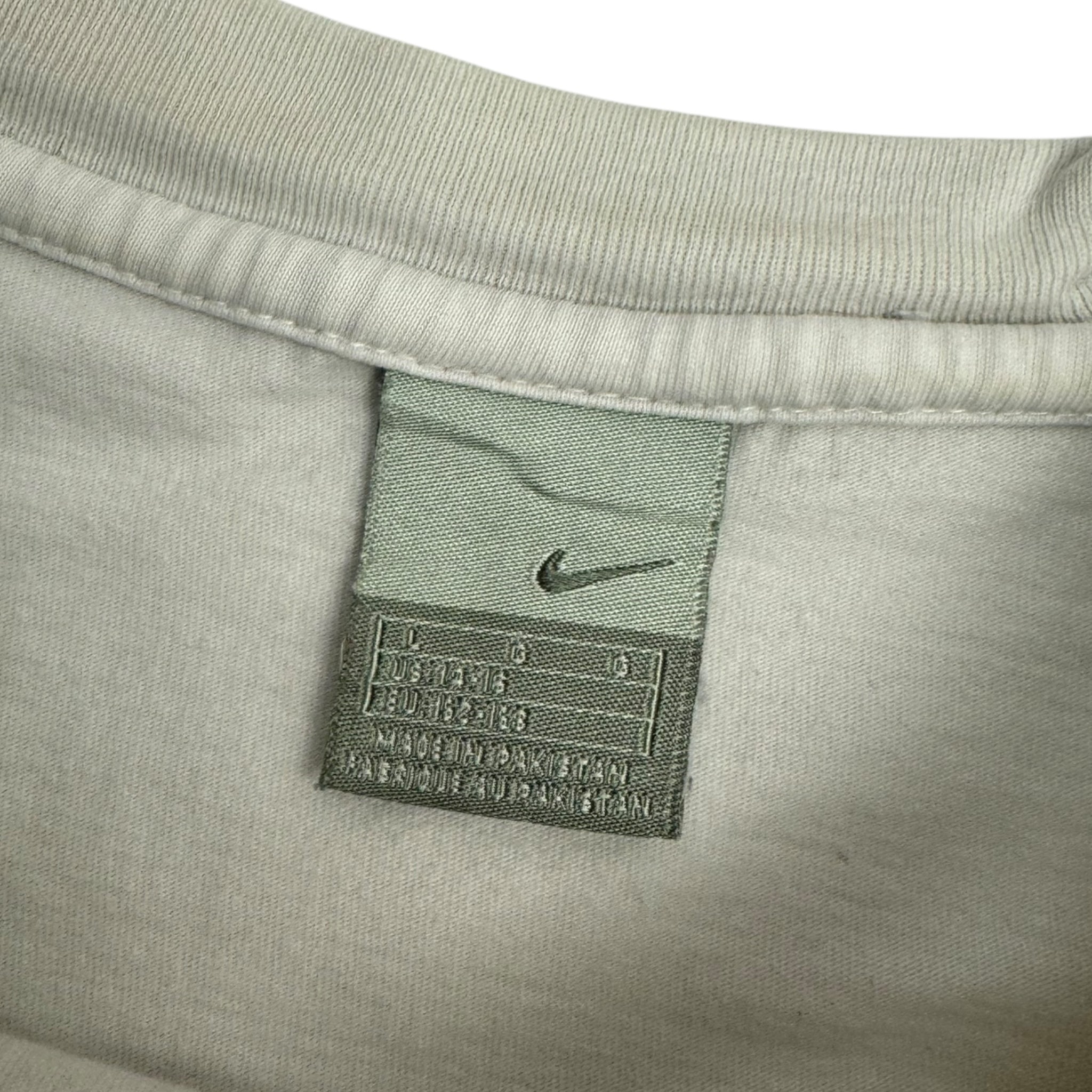 Vintage Nike Font Embroidered Ringer Layered T-Shirt