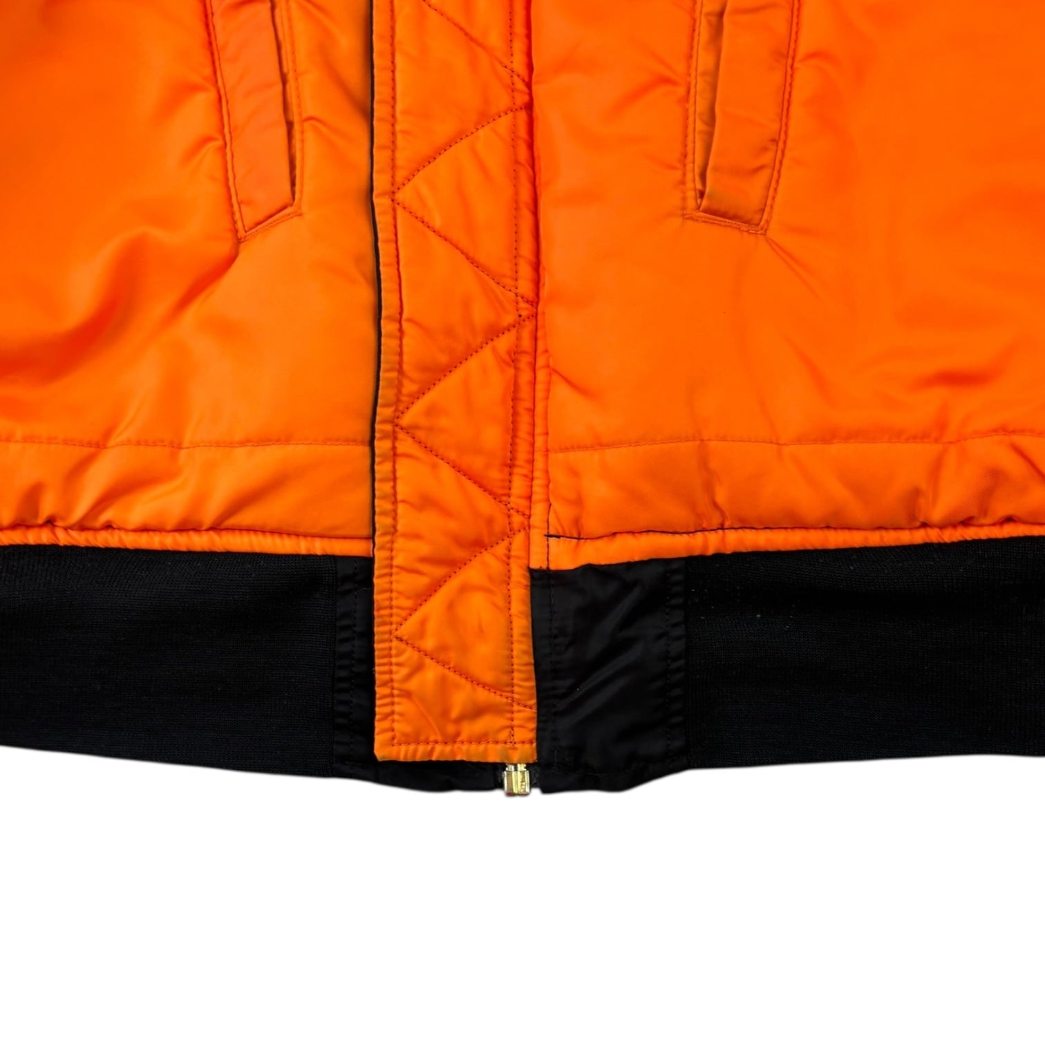 Alpha Industries Reversible Bomber Jacket Black/Orange