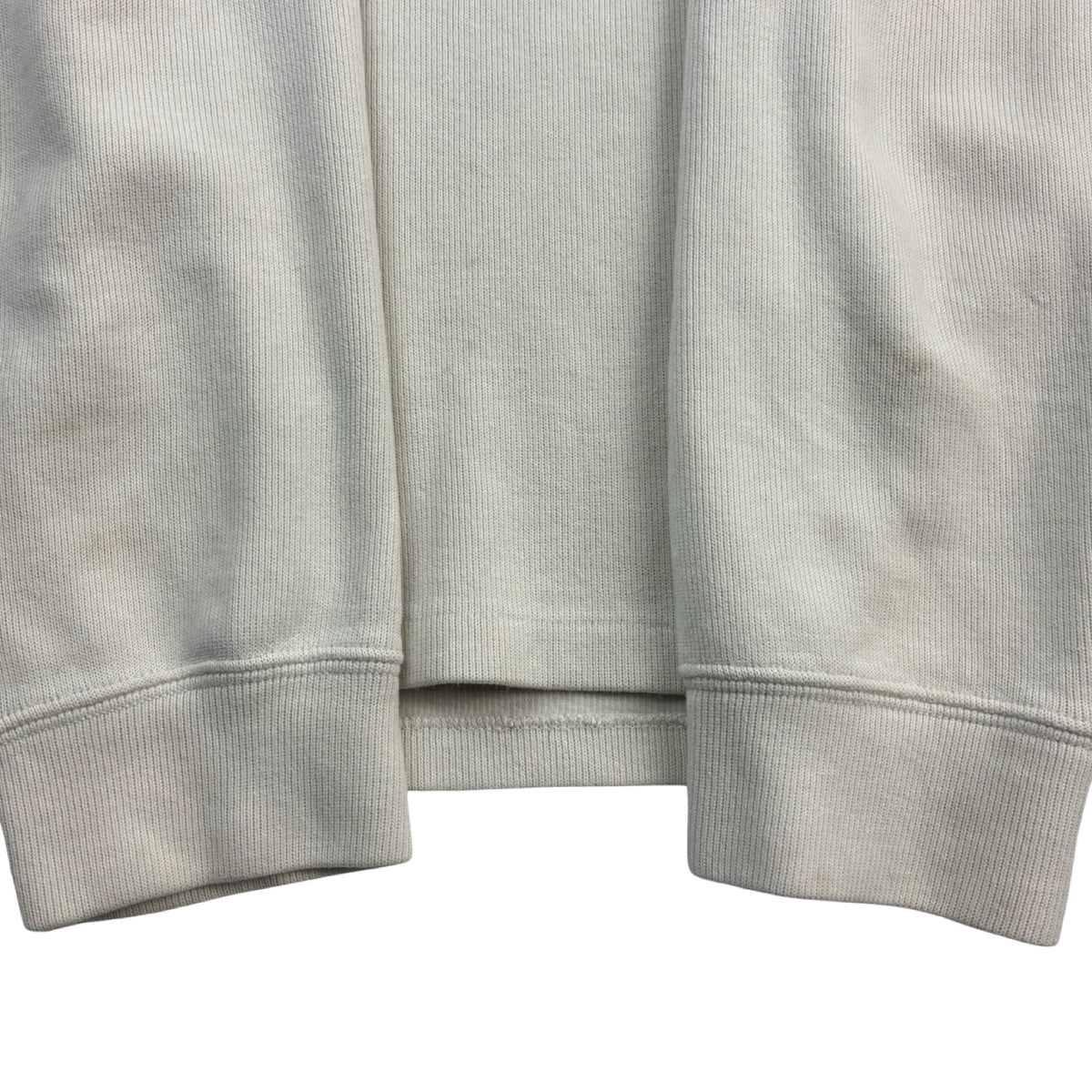 Vintage Polo Ralph Lauren Open Hem 1/4 Zip Egg Shell