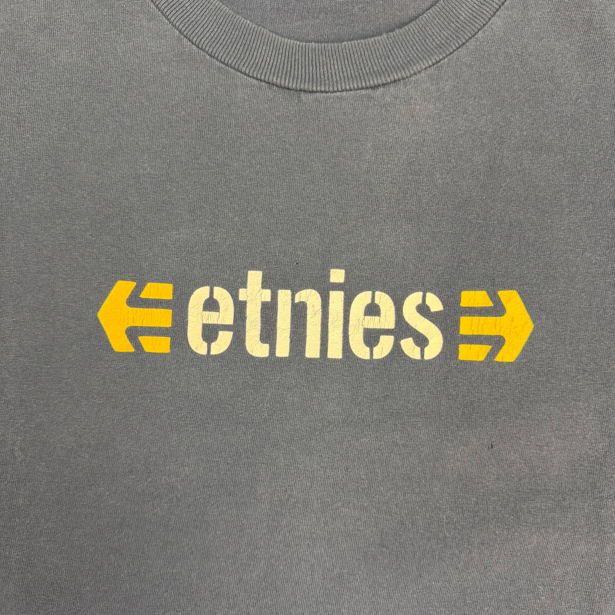 Vintage Etnies Logo Tee Faded Navy
