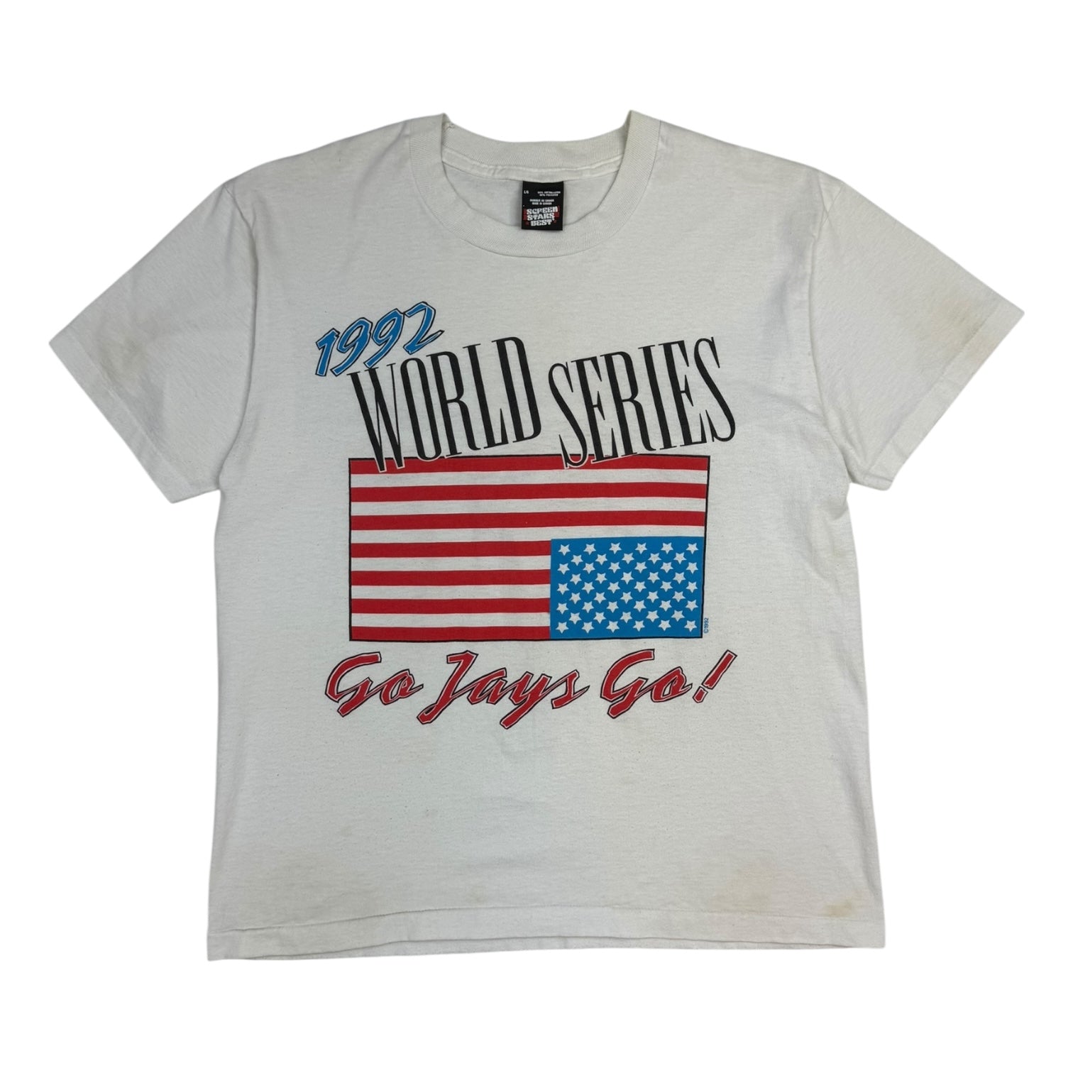 1992 Blue Jays World Series T-Shirt White