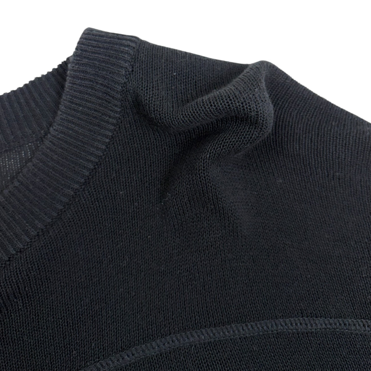 Stussy Cotton Football Pigment Dyed Crewneck Sweatshirt Black