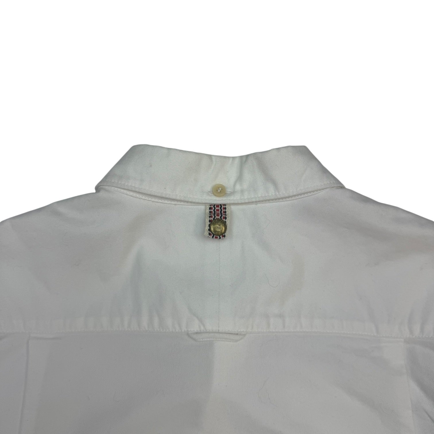Visvim Flag Panel Americana Button Down Shirt White