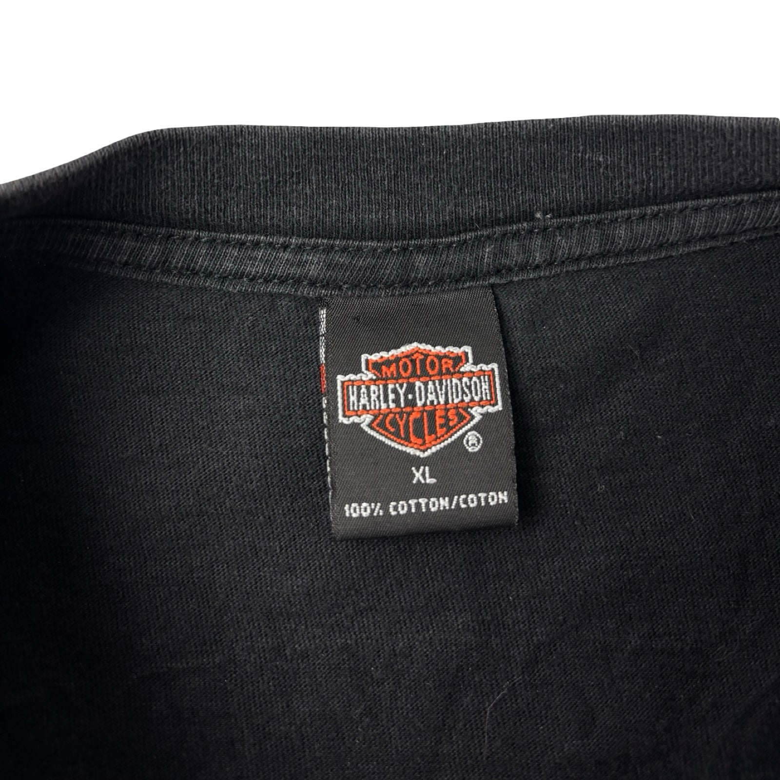 1999 Harley Davidson Knoxville TN Flame Bar & Shield T-Shirt Black