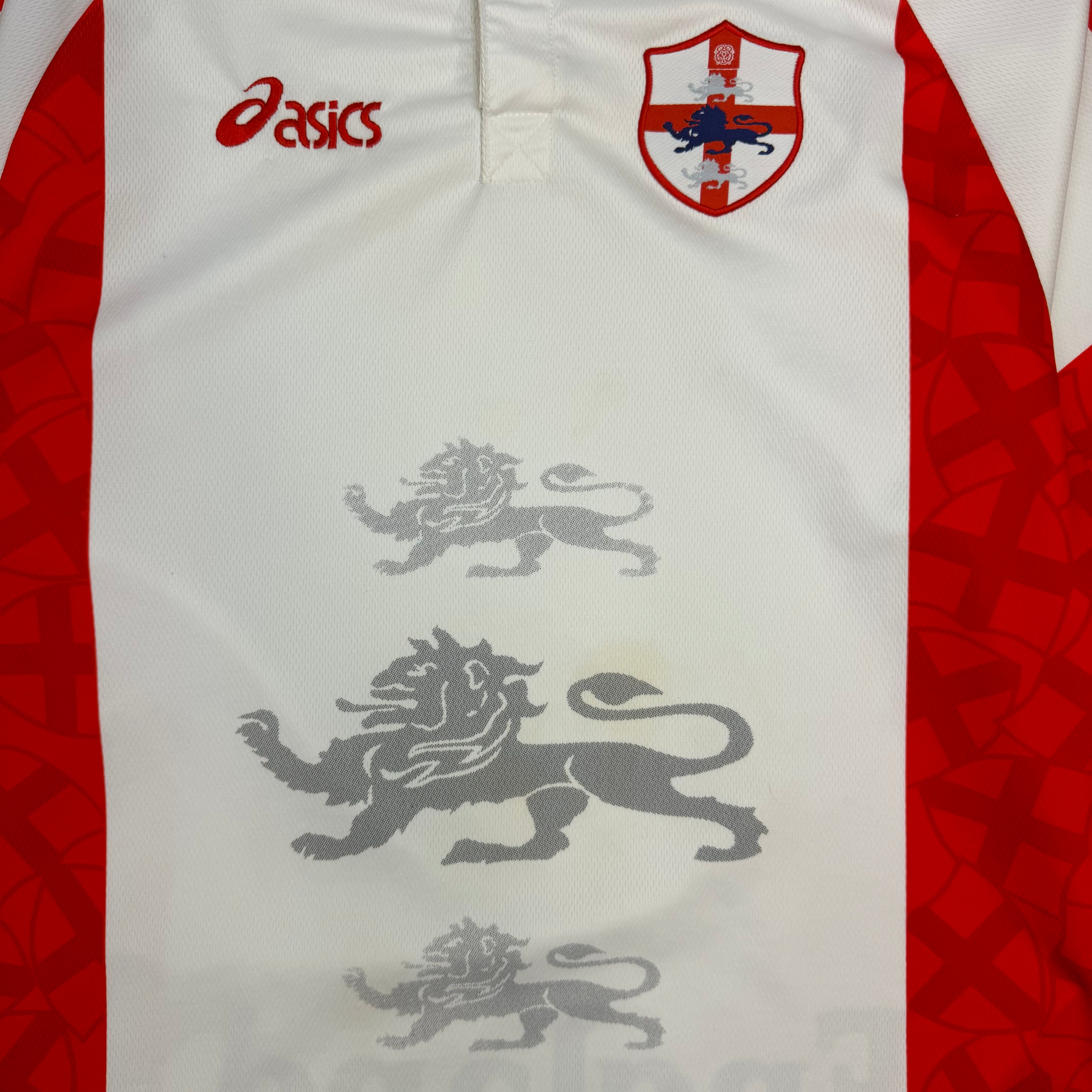 2002-03 England Rugby League Asics Home Jersey White