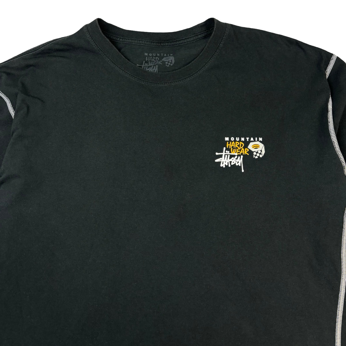 Stussy x Mountain Hardware Contrast Stitch L/S T-Shirt Black