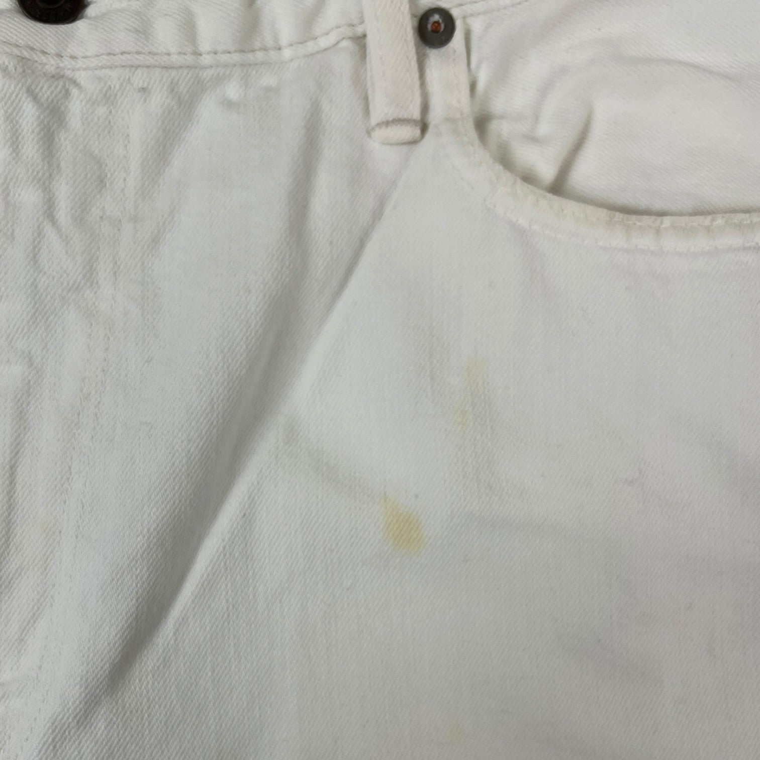 Vintage Polo By Ralph Lauren “RL” Logo Denim White