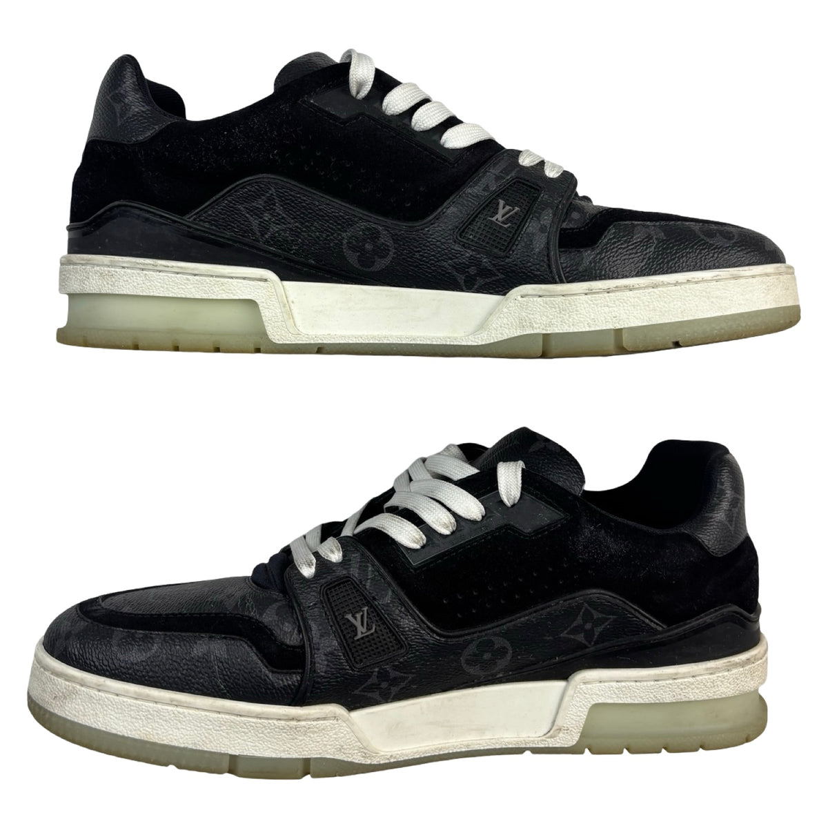 Louis Vuitton Trainer Black Monogram (Used)