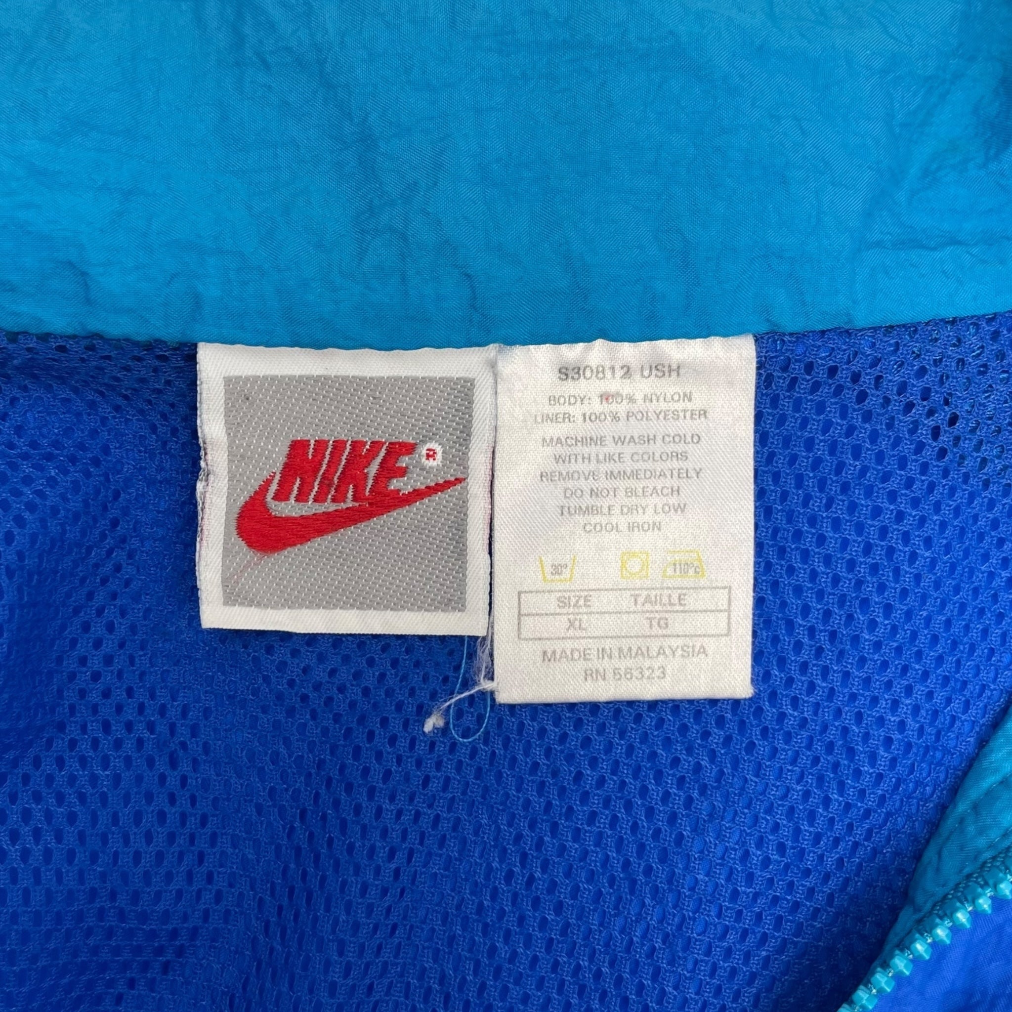 Vintage Nike Colourblock Windbreaker Blue