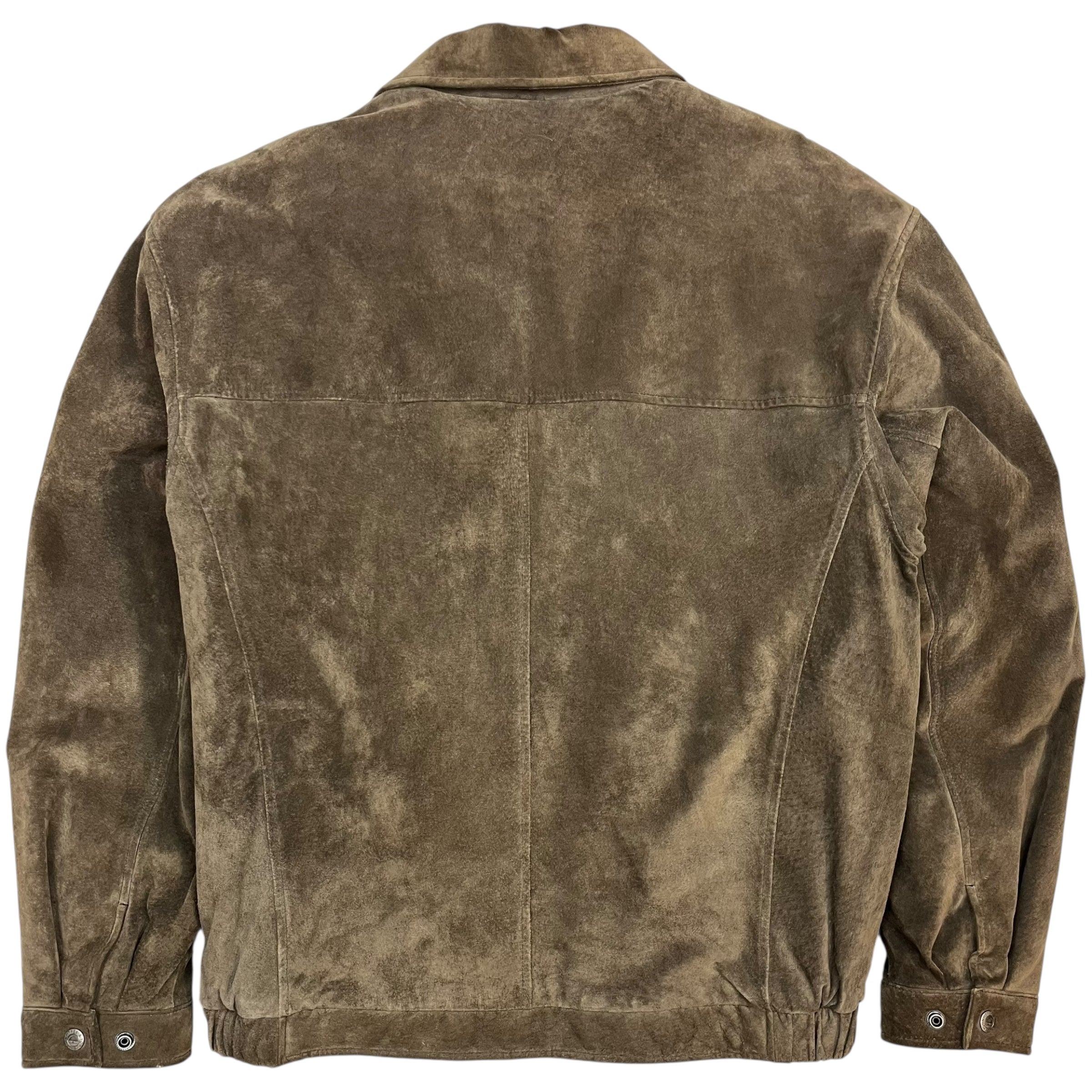 Roundtree & Yorke Leather Jacket Brown