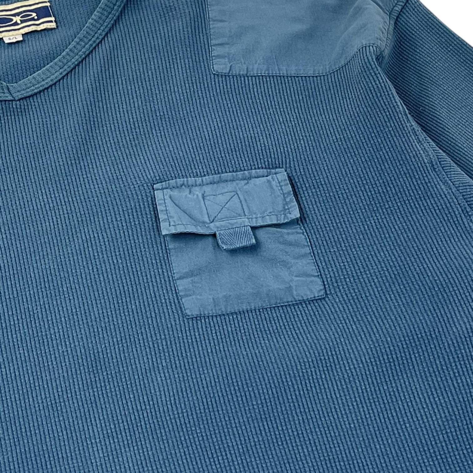 Vintage Y2K Ocean Pacific Thermal L/S T-Shirt Blue