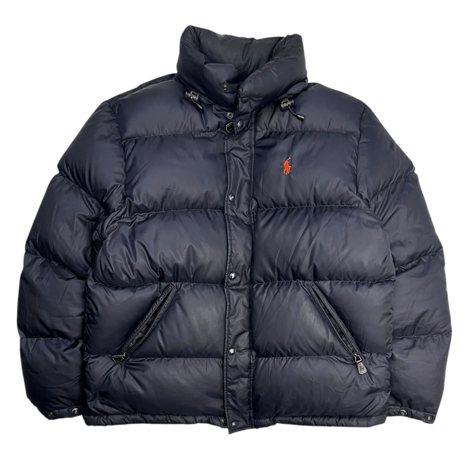 Vintage Polo Down Puffer Jacket Navy