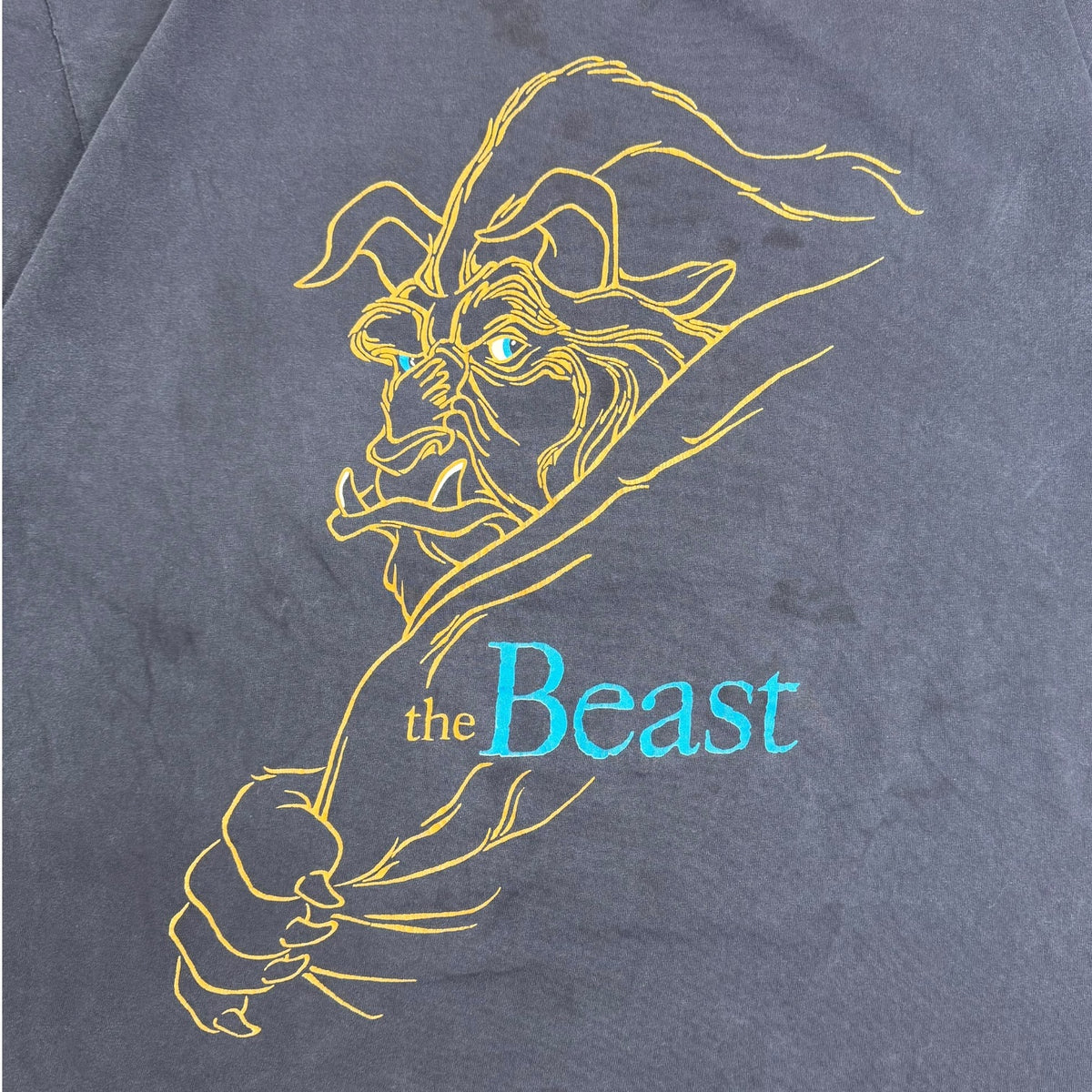 Vintage Disney Beauty and The Beast ‘Beast’ Tee Black