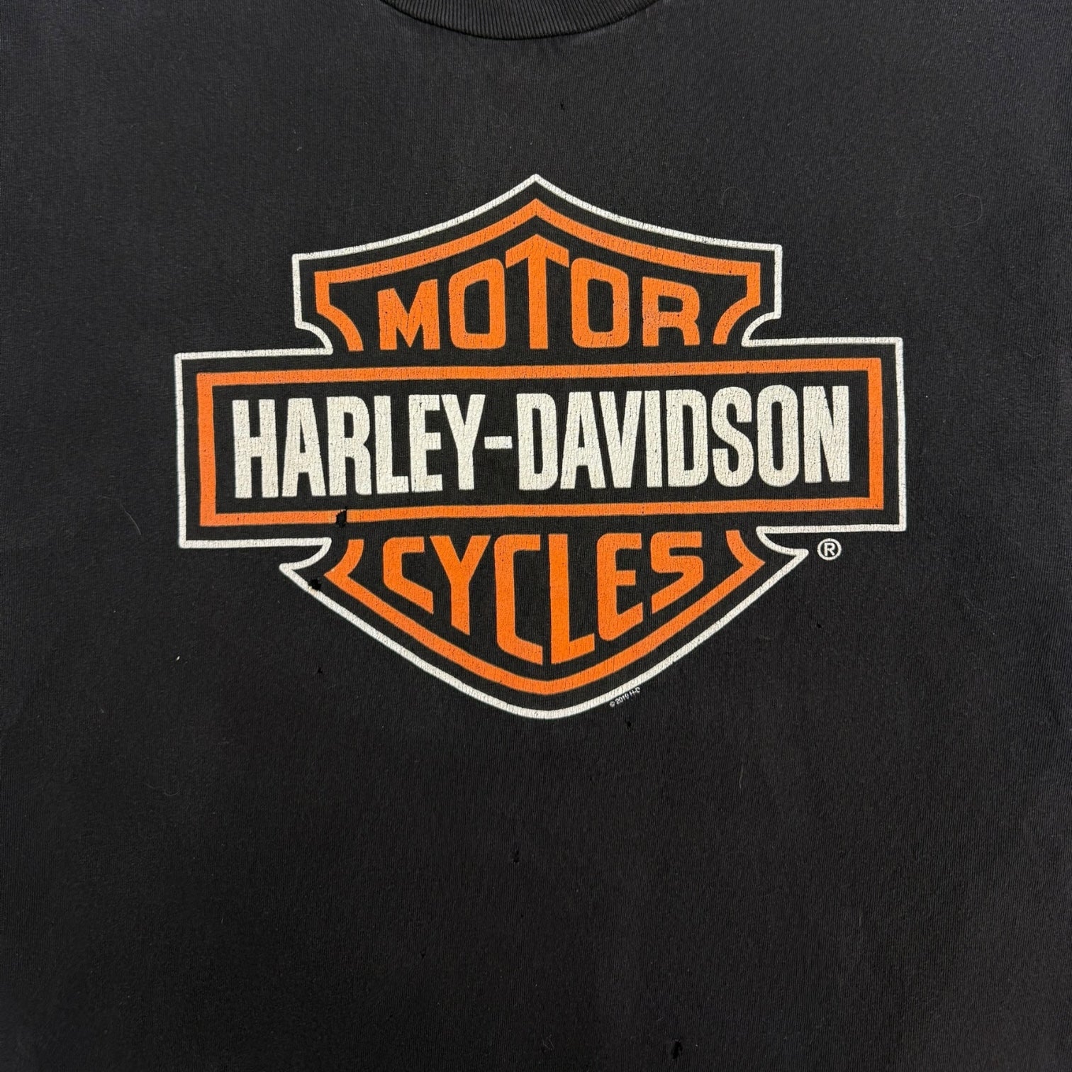 Vintage Harley Davidson Edmonton T-Shirt Black