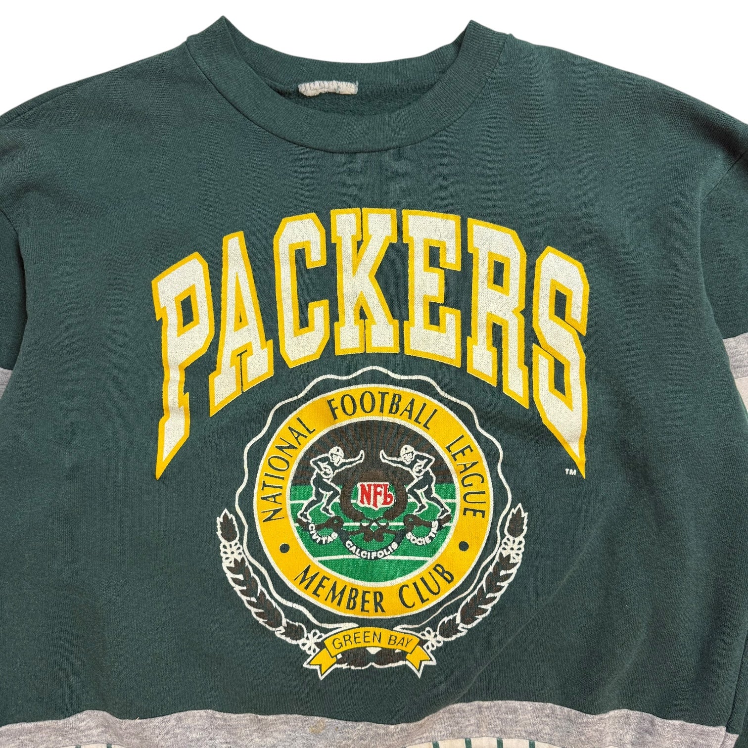 Vintage Green Bay Packers Member Club Crewneck Green