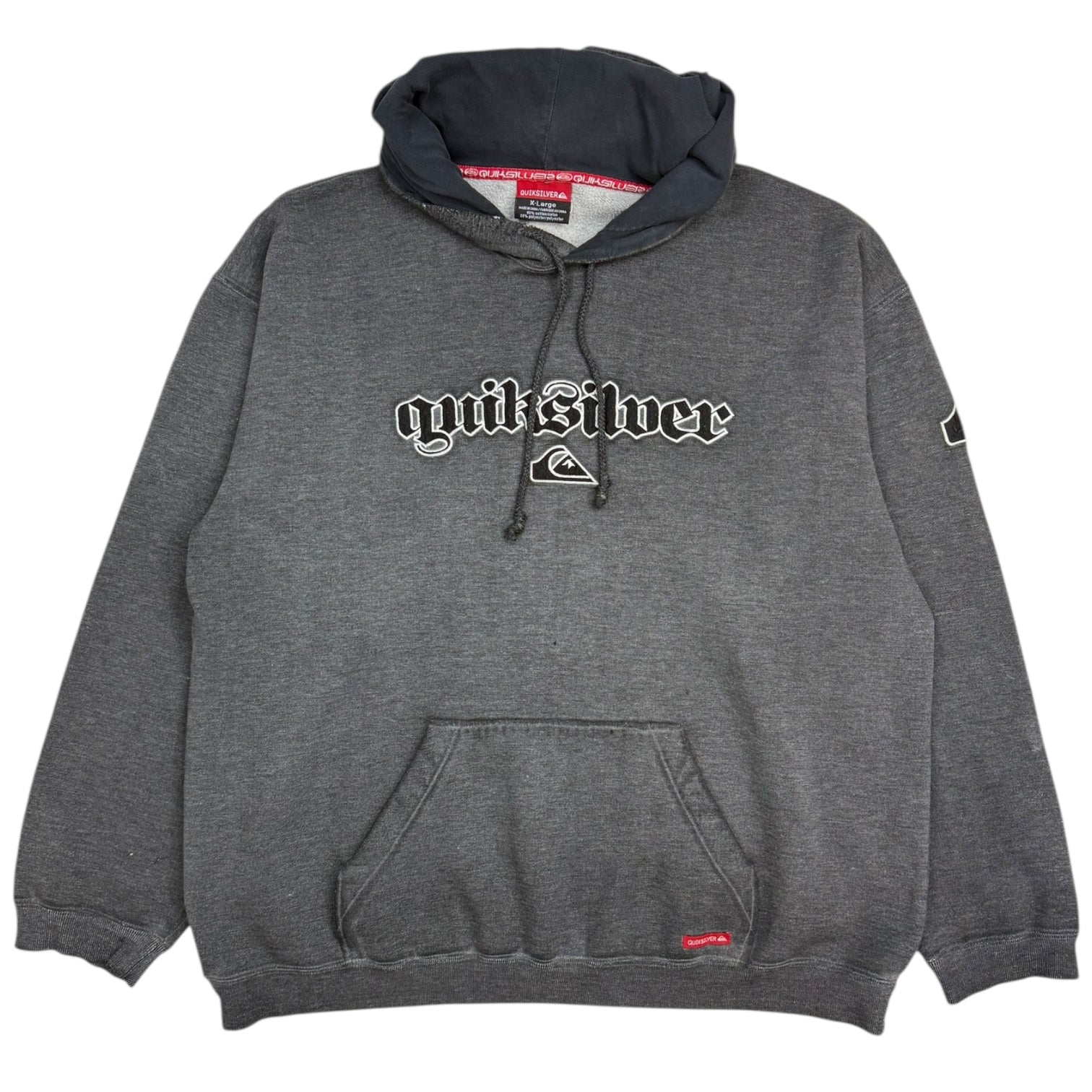 Vintage Quicksilver Hoodie Grey