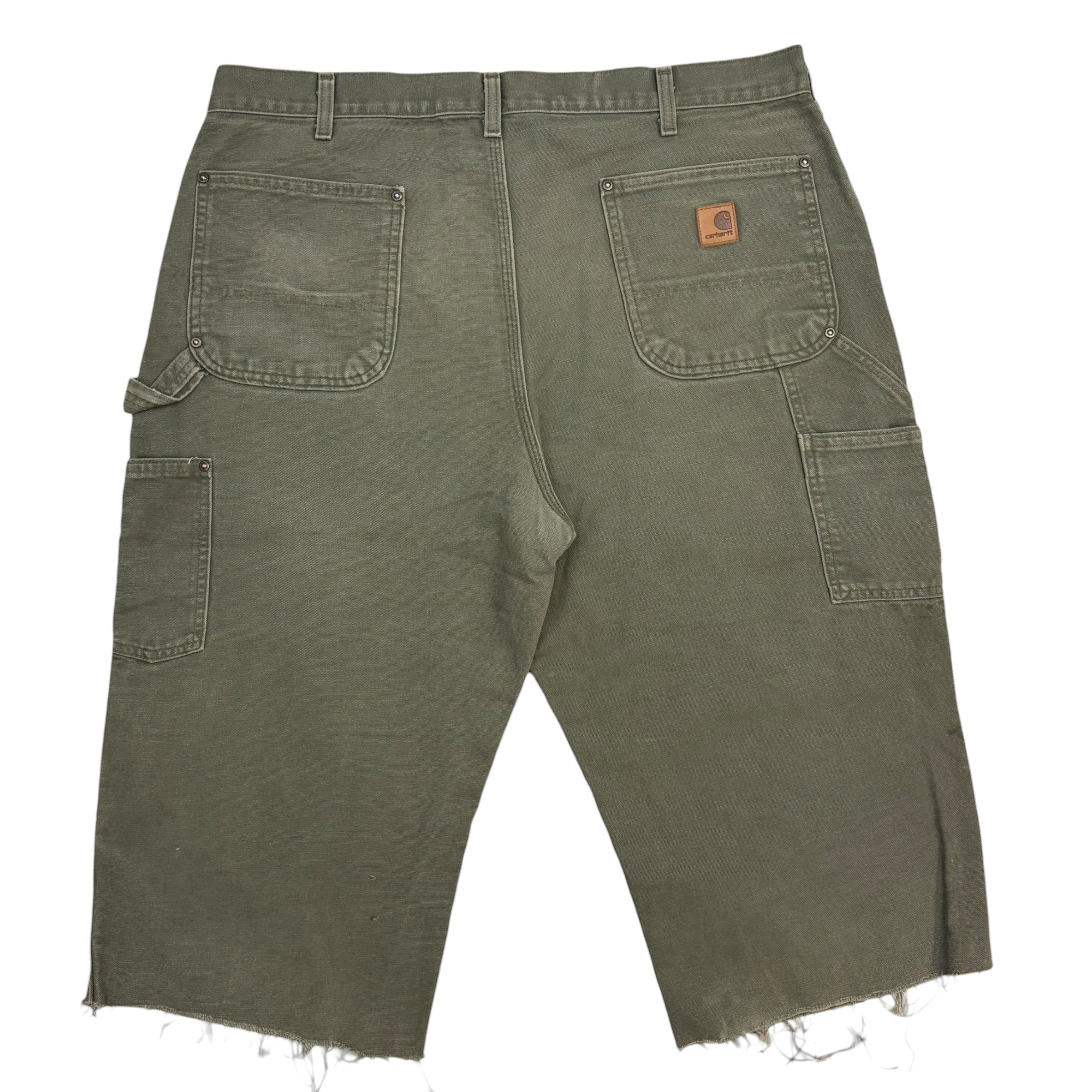 Vintage Carhartt Double Knee Shorts Green