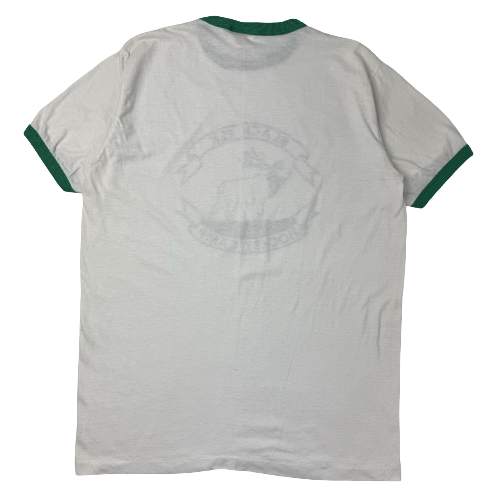 Vintage 80s Black Elk Hockey Camp Ringer T-Shirt