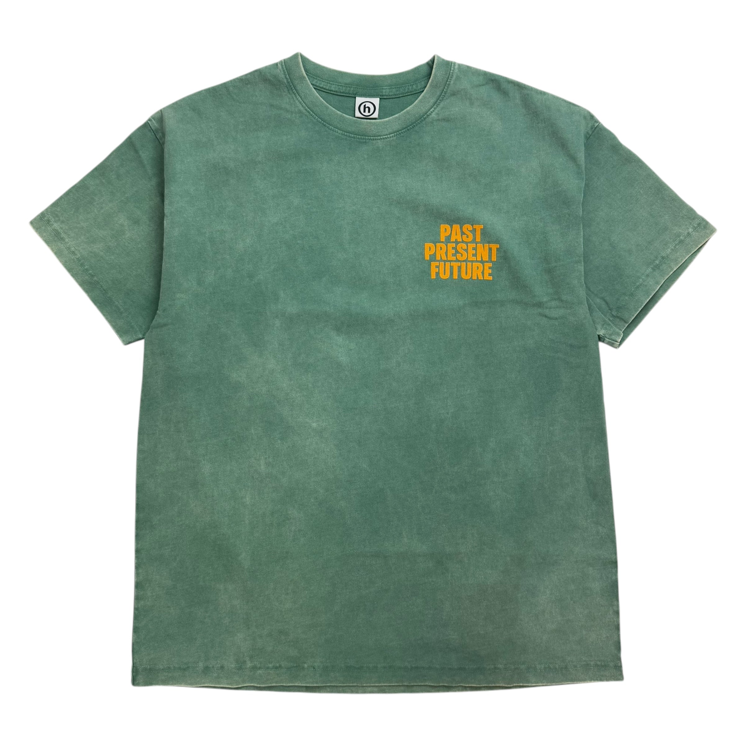 Hidden NY Vintage Wash Past Present Future Tee Green