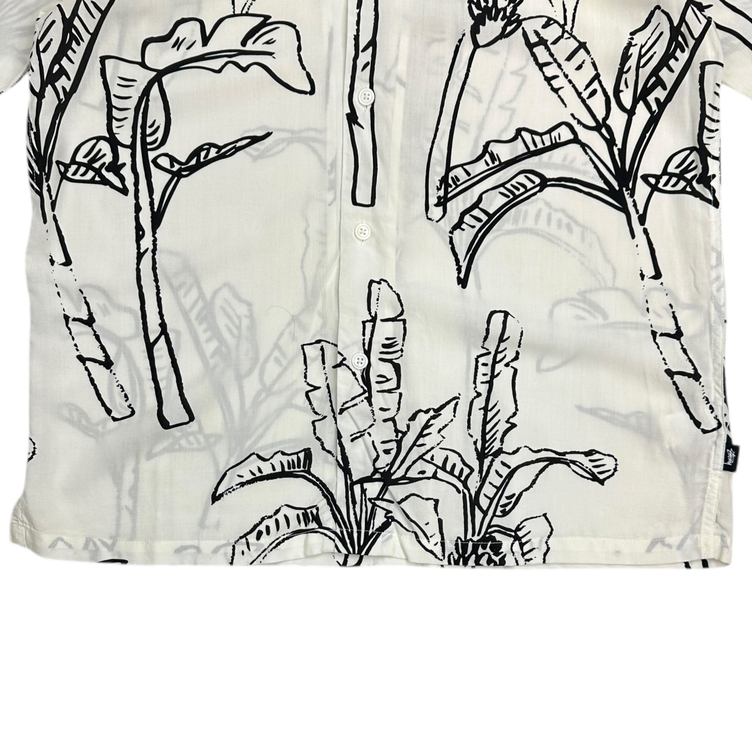 Stussy Banana Tree Button Up Shirt Off-White