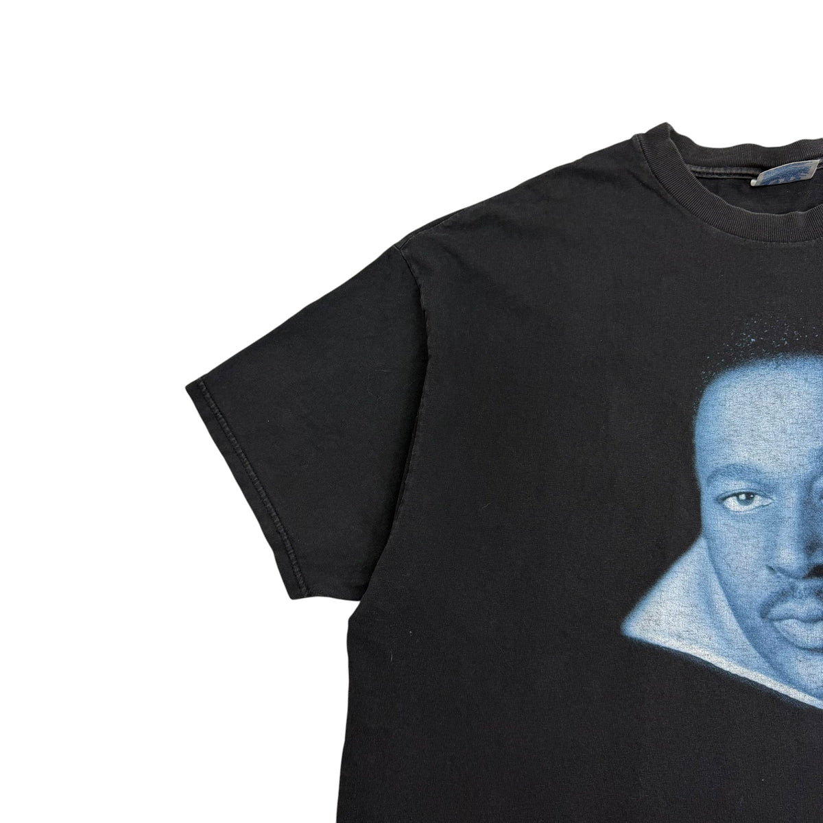 Vintage Luther Vandross Power Of Love Portrait Tee Faded Black