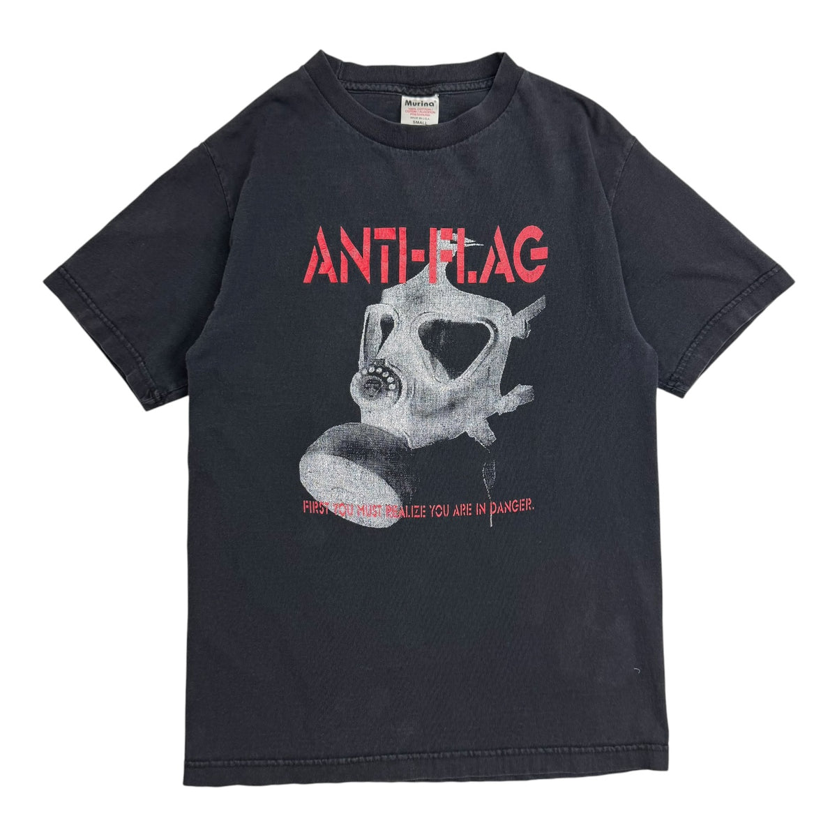Vintage Anti-Flag ‘First You Are In Danger’ Tee Black