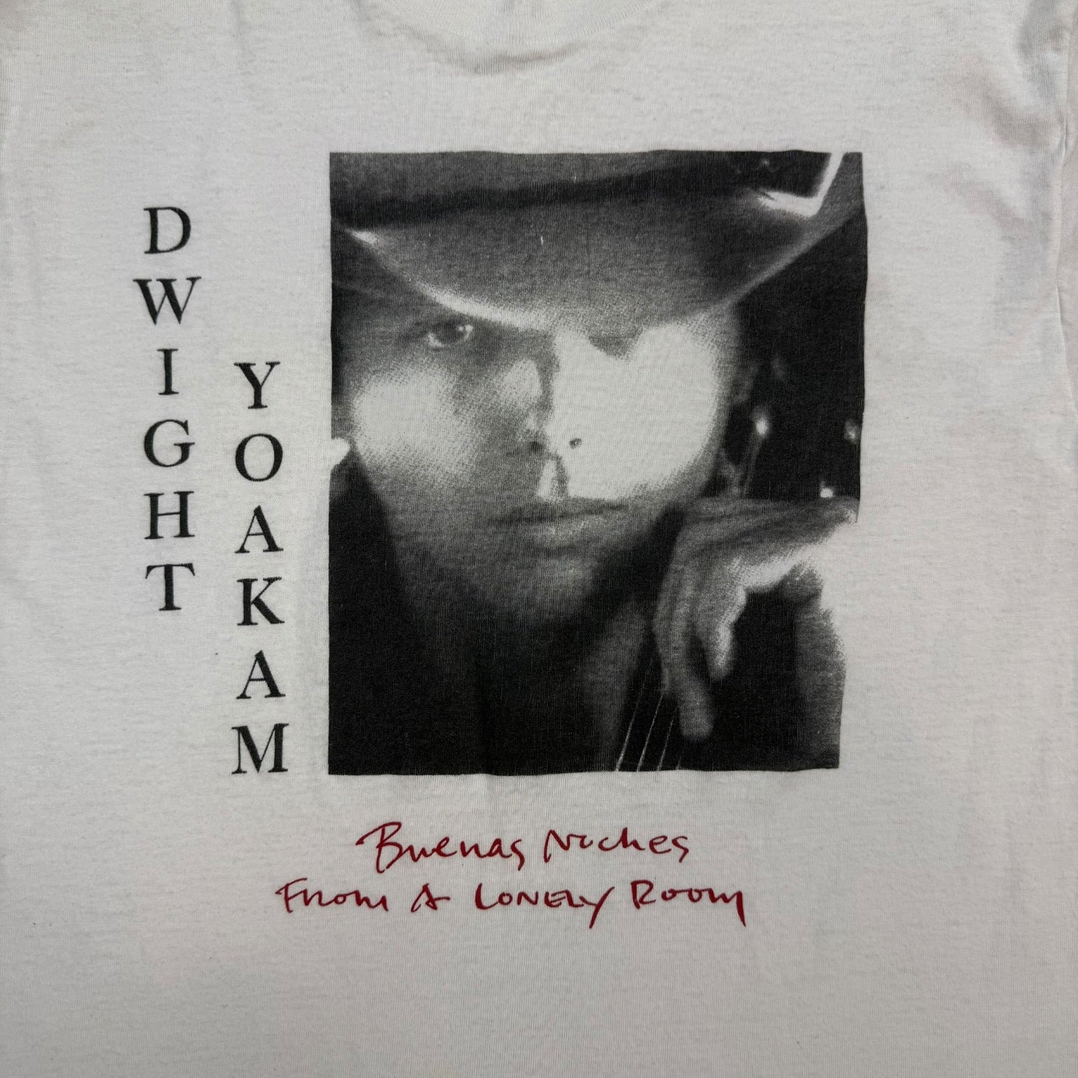 Vintage Dwight Yoakam ‘Beunas Noches…’ Tee White