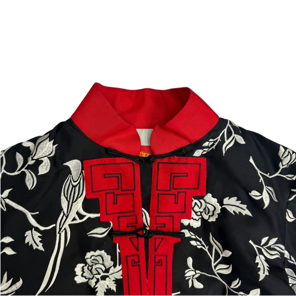 (W) Vintage Shanghai Tang Frog Closure Jacket Blacki