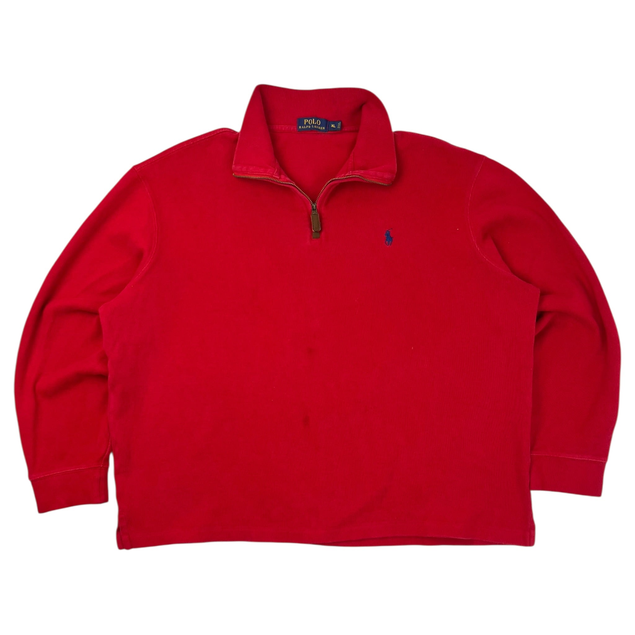 Polo Ralph Lauren Deep Red Quarter Zip Sweater